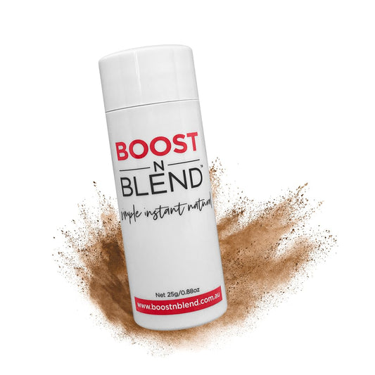 Boost N Blend Scalp Concealer - Hair Volumizer Powder for Thinning Hair and Visible Scalp (25g/0.88oz) - The Only Cotton Fibers for Women