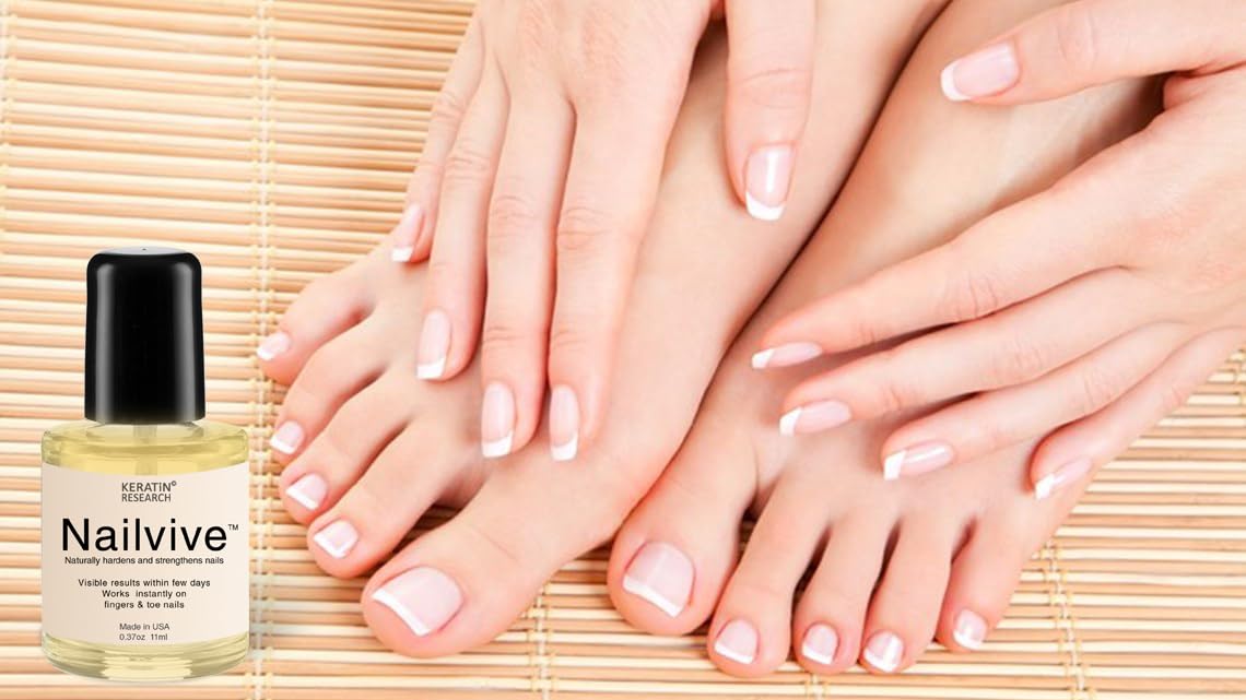 NAILVIVE Nail Serum Powerful Magic-like Silk Proteins Proven Natural Formula Strengthening Hardening nails Instantly Prevents Splits Chips Peels Cracks on Your Nails (BOTTLE APPLICATOR)