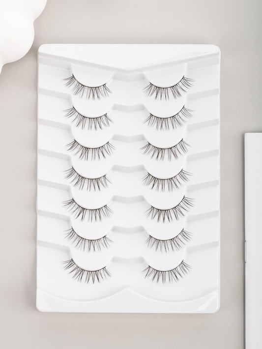 Natural Eyelashes Clean Lashes for Small Eyes C Curl Soft Eyelash Siligli