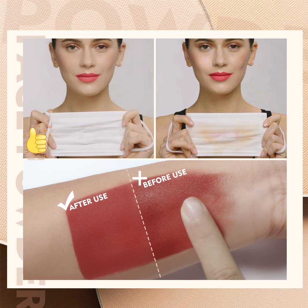 SACE LADY Face Pressed Powder Sets Makeup, Controls Shine, Smooth Fine Lines for Flawless Lightweight Finishing Effect, Long Lasting Compact Cosmetics Cruelty-free, 0.35oz (#02)