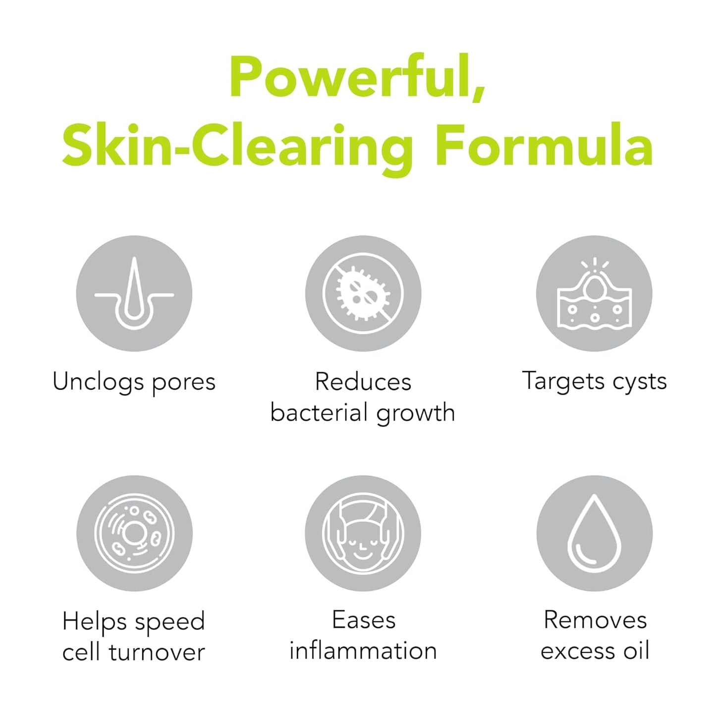 humane Benzoyl Peroxide Acne Body Wash - 10% Maximum-Strength Face, Skin, Butt, and Back Acne Treatment - 8 Fl Oz - Dermatologist-Tested Non-Foaming Acne Face Wash Cleanser - Vegan, Cruelty-Free