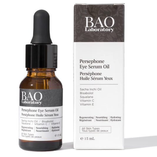 Persephone Eye Serum Oil (15 ML) | Sacha Inchi Oil, Bisabolol and Vitamin C & E | Eye Serum for Wrinkles, Finelines and Dark Circle