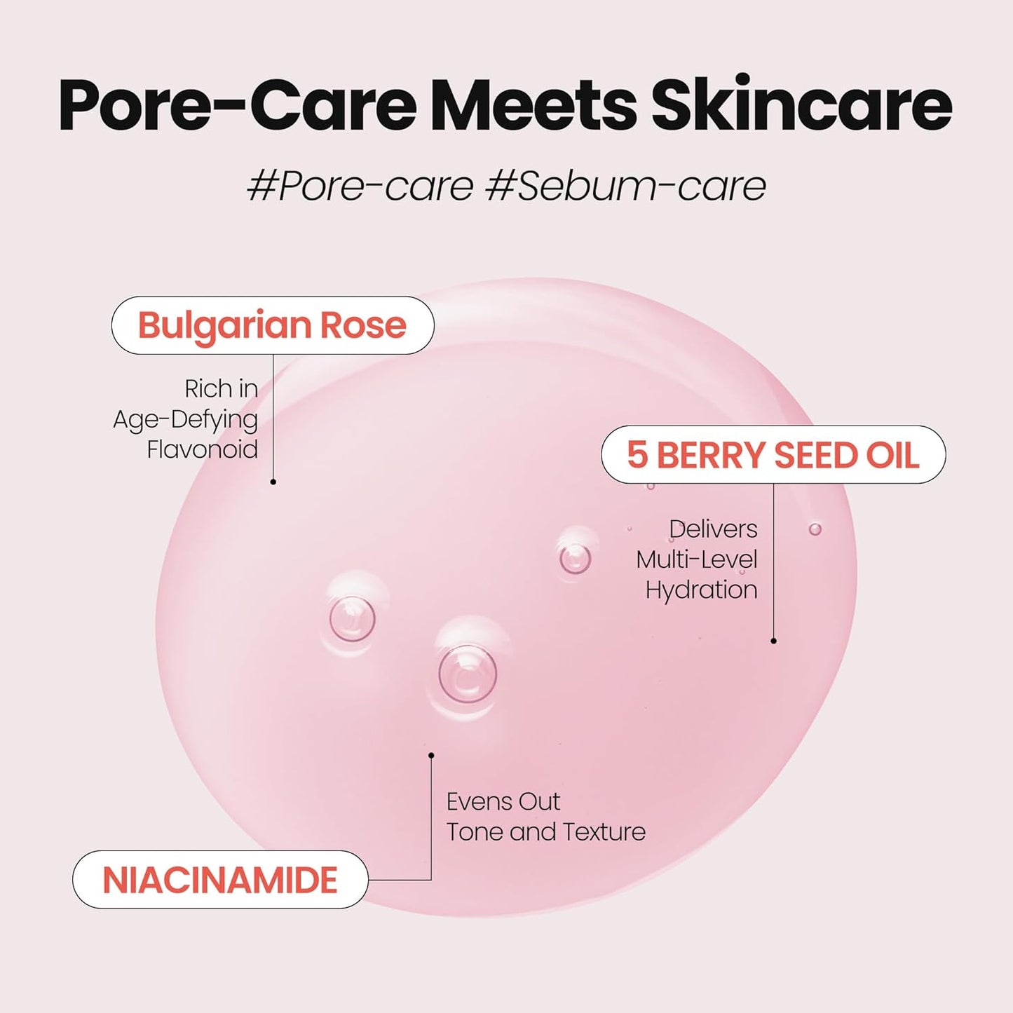 [K-Beauty] Rose Vitamin Oil to Foam - All-in-One Korean Face Wash OilBased Foaming Facial Cleanser - Pore Minimizing & Blackhead Remover - Makeup Deep Cleansing Oil for All Skin Types (3.88 fl oz)