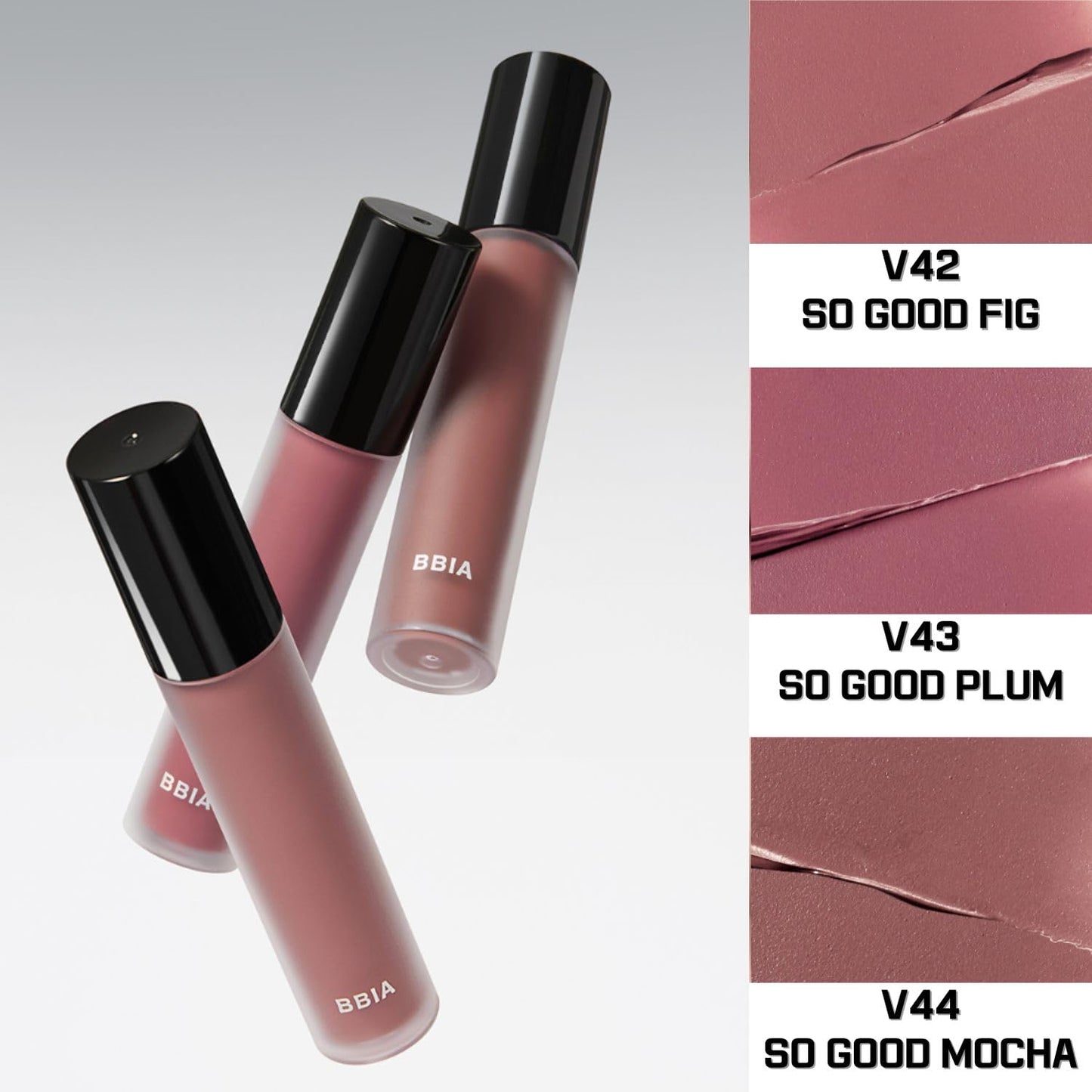 BBIA Last Velvet Tint - Soft & Creamy Matte Finish Lip Stain, Blur Effect with Velvety Texture, Long-Lasting, High Pigment, Lightweight, Non-Drying, Vegan, Korean Lip Makeup (V42 SO GOOD FIG)