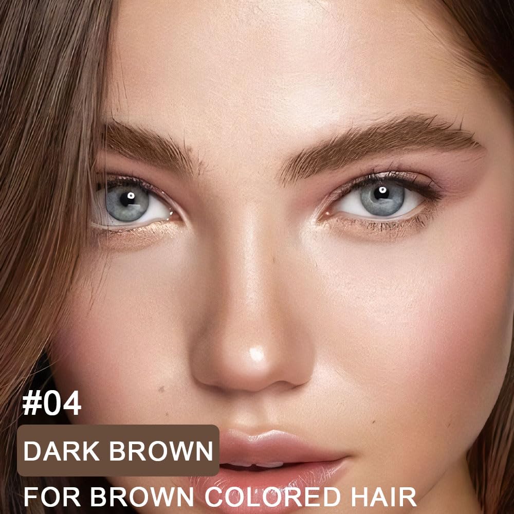 Kaely Eyebrow Gel Waterproof,Longwear Tinted Eye Brow Mascara,Eyebrow Color Makeup kit,maquillaje gel para cejas a prueba de agua,Long Lasting Eyebrows Vegan cosmetics,04 Dark Brown