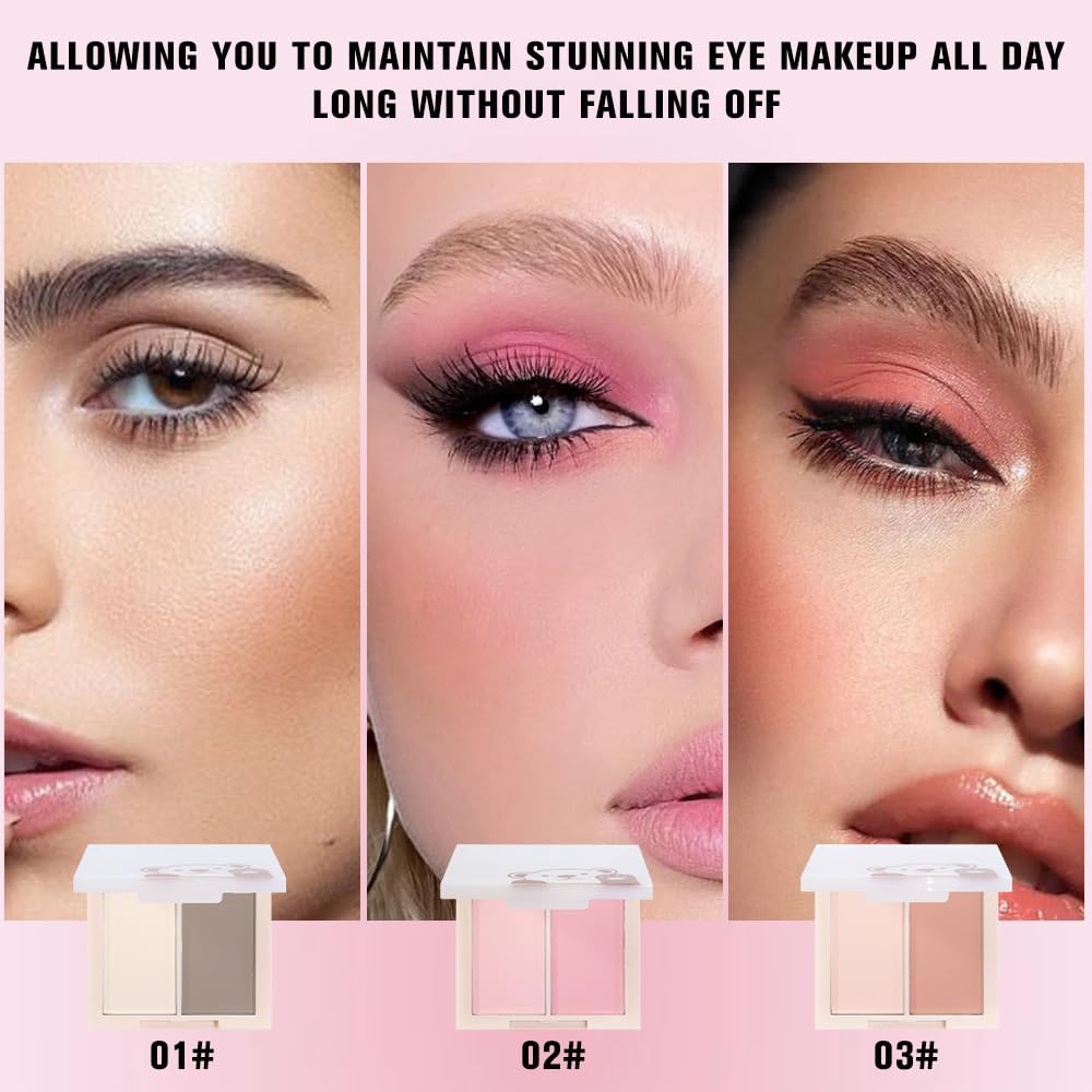 AMY'S DIARY Matte Eyeshadow, Lavender Pink Eyeshadow, Ultra-fine Lightweight Powder, Multiuse Blendable Eye shadow and Blush Makeup, Daily Matte Warm Tone Eyes Makeup, Half Pink (02#)