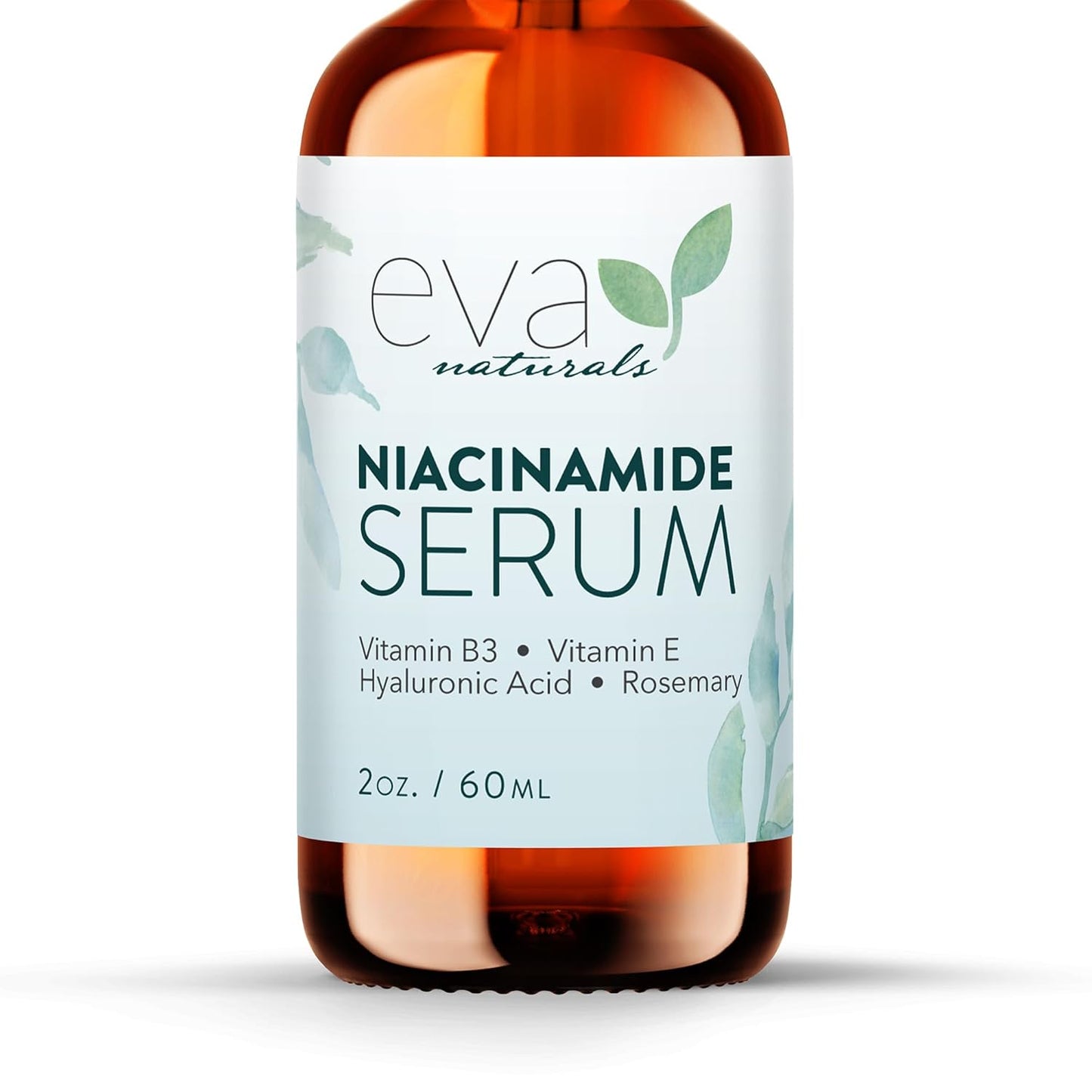 Eva Naturals Niacinamide 5% Serum for Face – B3 Pore Minimizer, Acne Treatment & Dark Spot Corrector with Hyaluronic Acid, Vitamin E, Aloe & Neem – Anti-Aging, Non-Greasy, Hydrating, 2oz