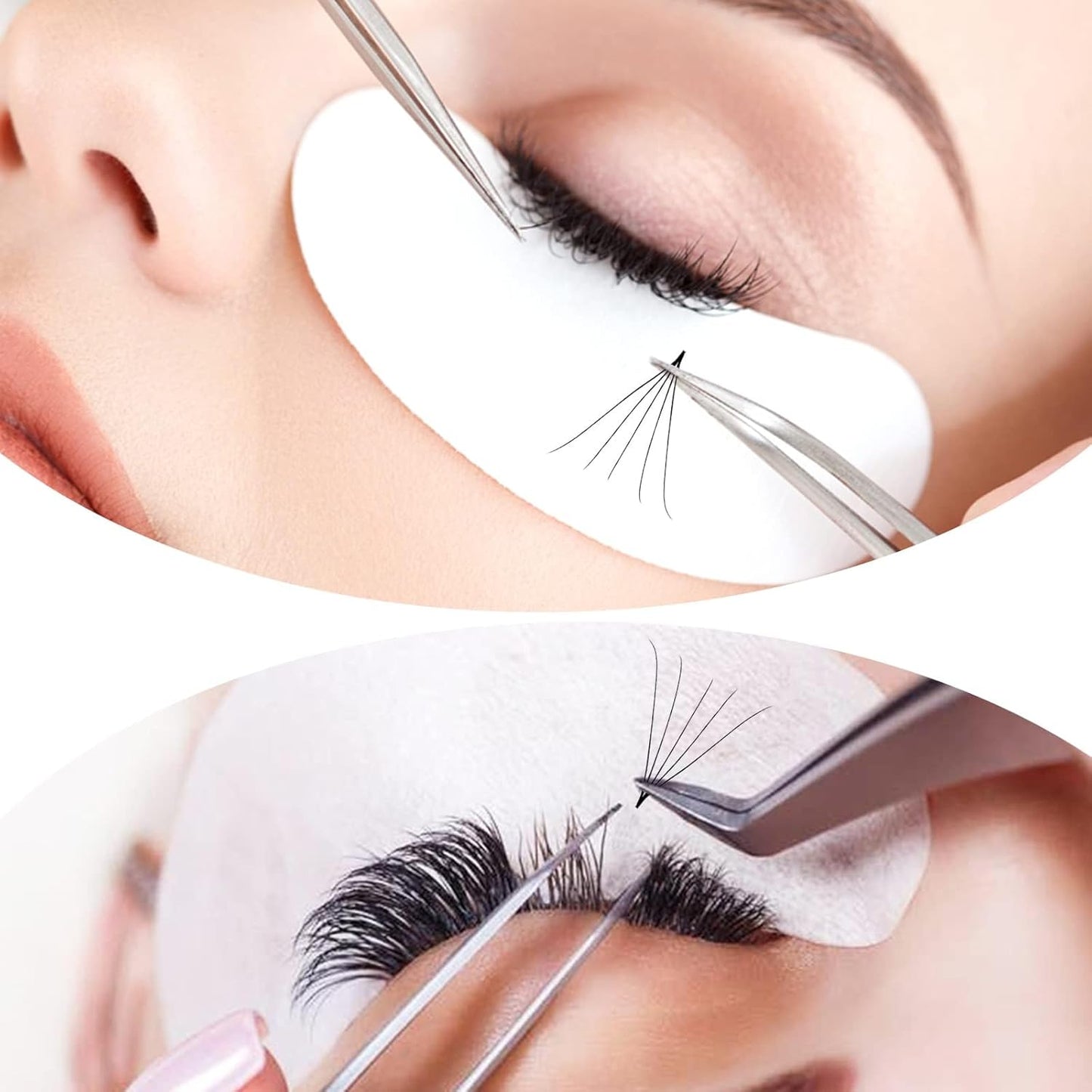 Pre-made Fans Eyelash Extension 500+6D Loose Volume Fans D Curl Premade Volume Fans 9-16mm