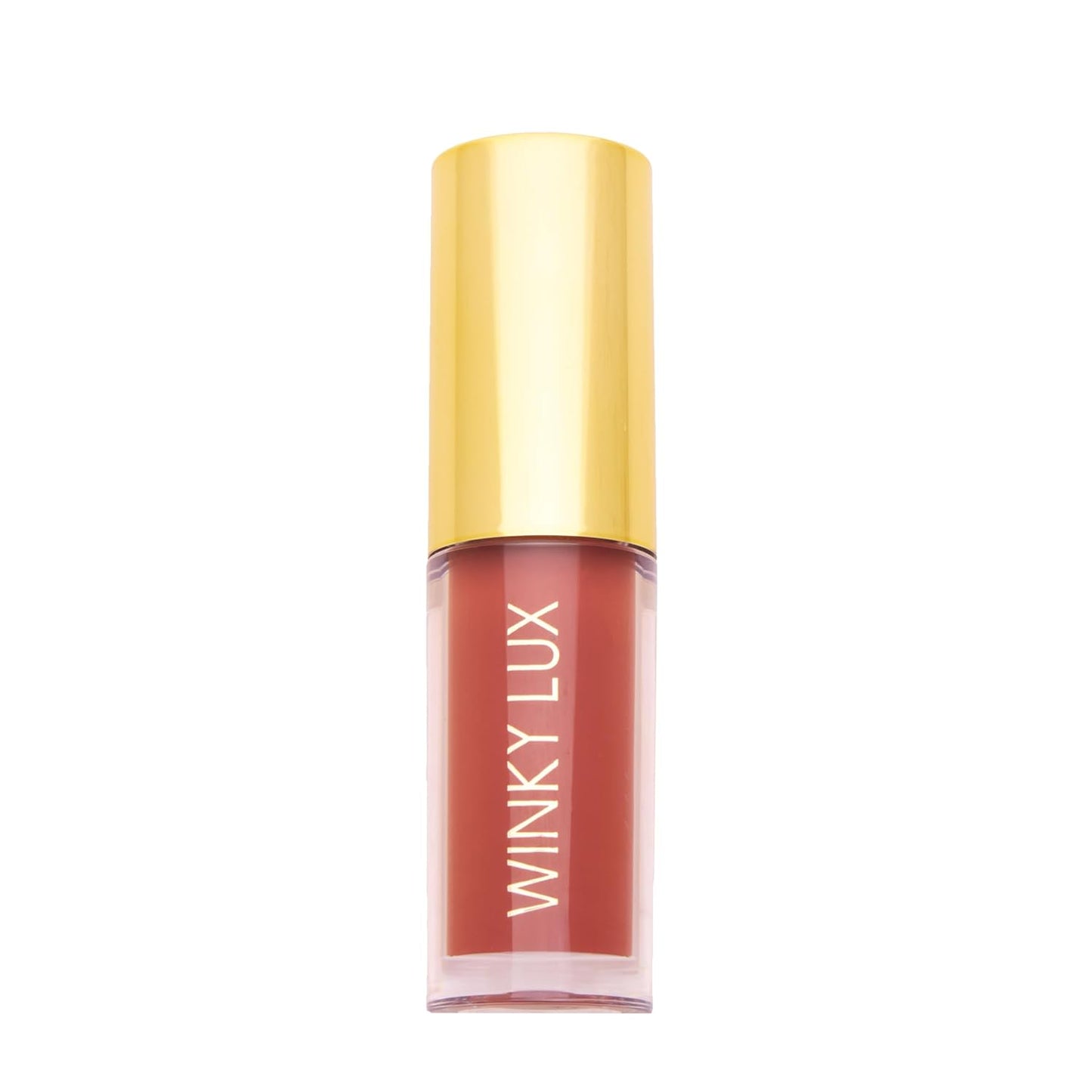 Winky Lux Swoon Very There Lip Oil - Hydrating Nude Brown Tint with Jojoba Oil, Non-Sticky Glossy Lip Oil, Natural Beige Gloss for Juicy Lips & Soft Vanilla Scent