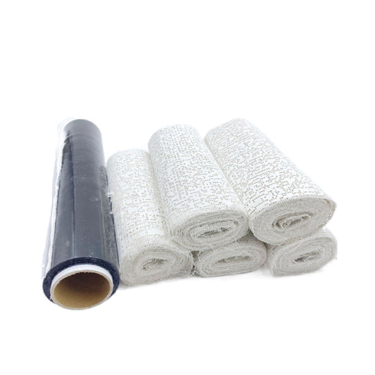 Body Slimming Plastic Osmotic Wraps(1 Roll) & Yeso Wraps(5 Rolls)- Stomach Slimming Wraps Body Wraps for Body Shaping &Sweater Enhancer