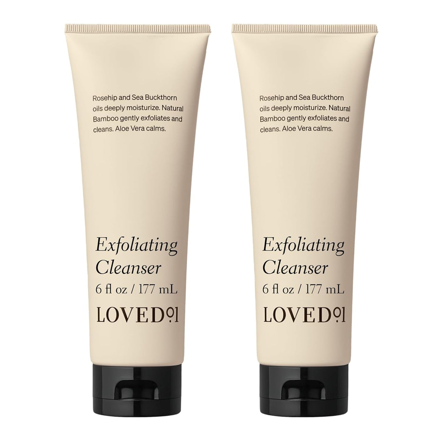 Face & Body Exfoliating Cleanser, John Legend Skincare, Hydrating & Moisturizing Wash, Helps Skin Irritation, with Mandelic Acid for Gentle Exfoliation, 2-Pack (6 oz each)