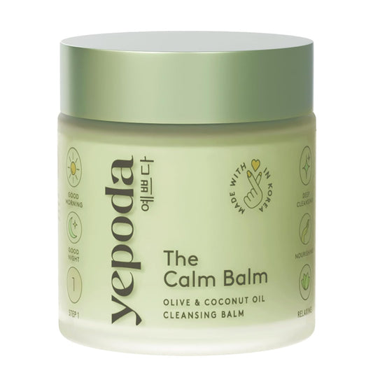 The Calm Balm, Gentle Makeup Remover & Deep Cleansing Balm, Removes Waterproof Makeup & Impurities, Vegan Korean Face Cleanser for All Skin Types, 2.82 OZ (80g)
