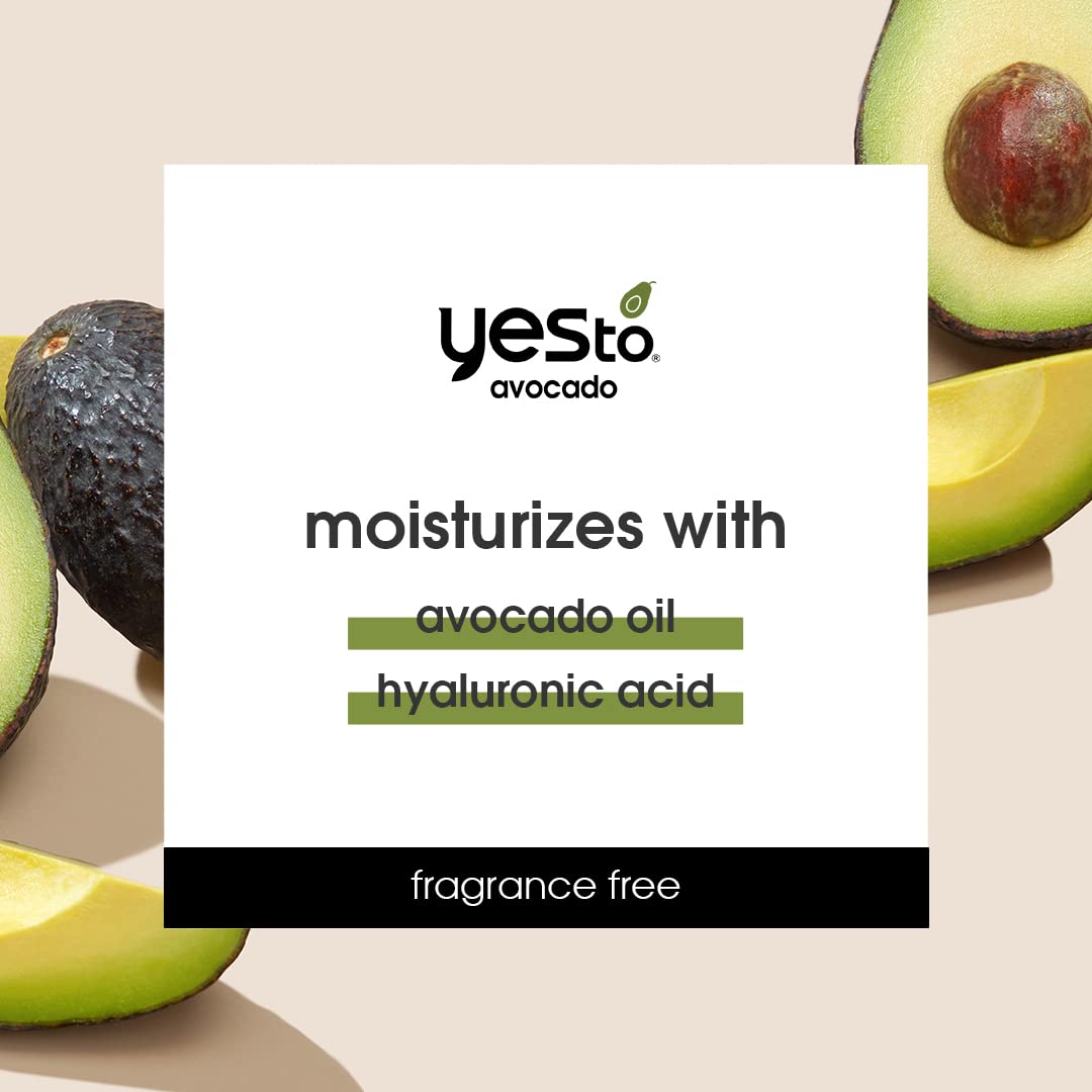 Yes To Avocado Daily Eye Cream, Fragrance-Free, Hydrating & Smoothing, with Hyaluronic Acid & Omega 3, 0.5 Fl Oz