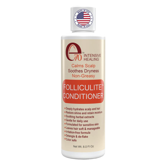 Folliculitis Treatment Conditioner with 3% BHA, Salicylic Acid, Tea Tree Oil & Chamomile Extracts - Anti Itch for women & men with Irritated Flaky Scalp Acne Treatment, Made in USA, 8 fl oz