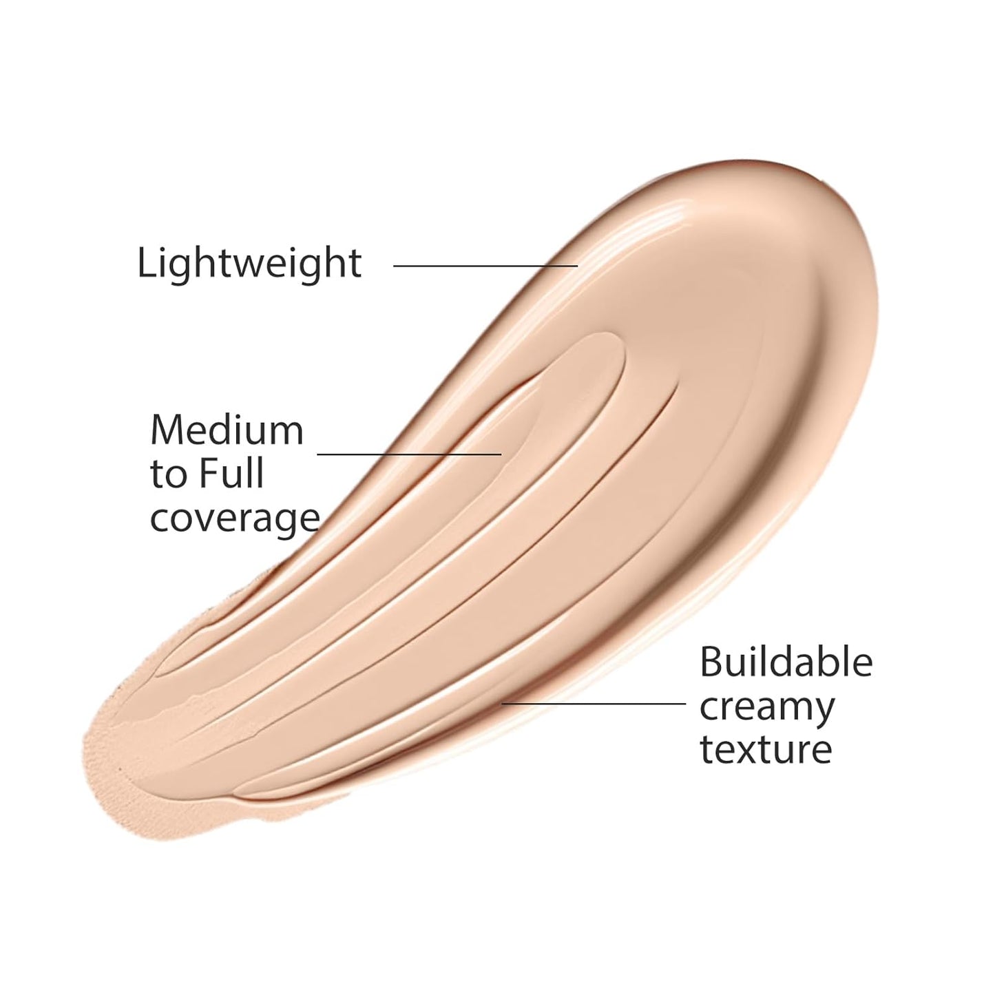 UCANBE Liquid Concealer Stick, Conceals, Covers, Highlights, Medium to Full Coverage Hydrating Color Corrector Face Makeup for Under Eye Dark Circles, Redness, Dullness, Fine Lines - Light-0.3 Fl.oz