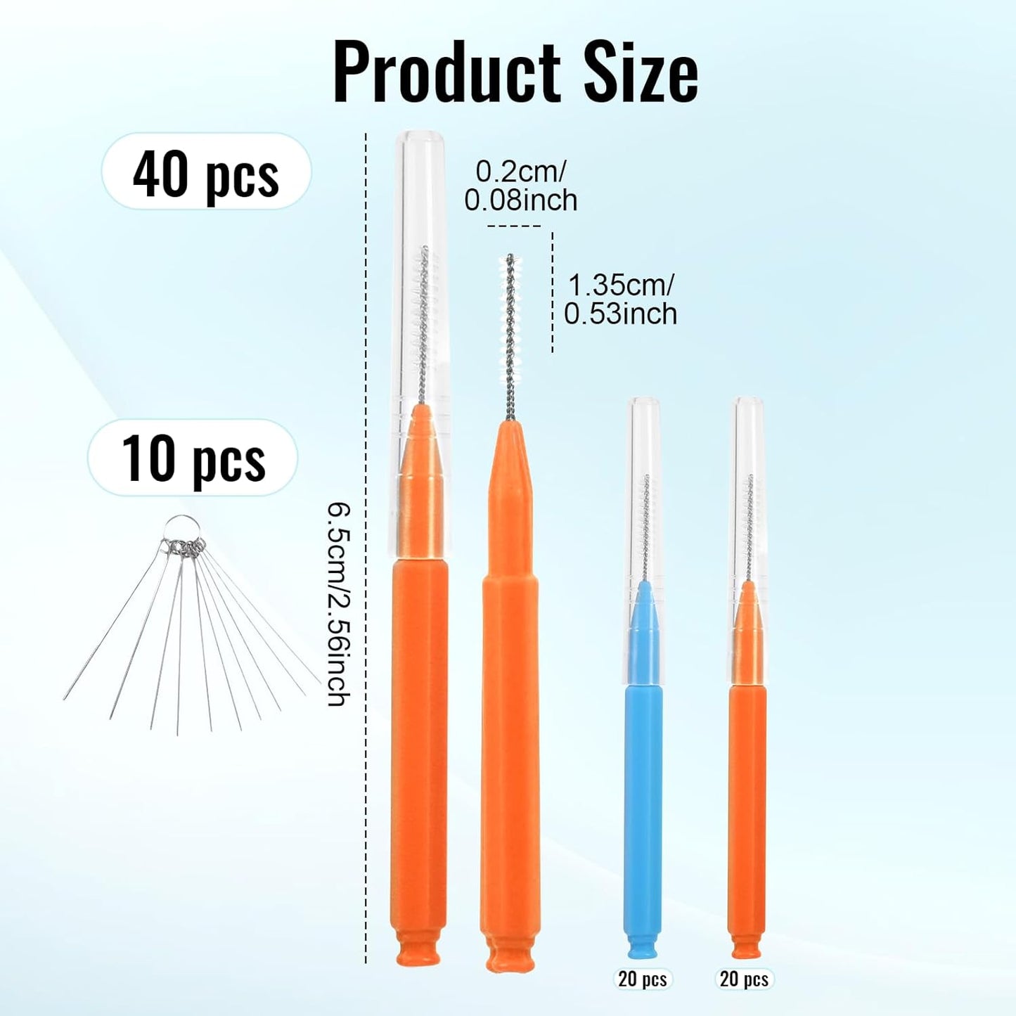 50pcs Shower Head Cleaning Brush, Denser Spiral Bristles Shower Head Cleaner Picks, Tiny Crevice Cleaning Brush for Small Holes, Nozzle Unclogger Pipe Cleaners Household Clean Tools Anti-Clogging