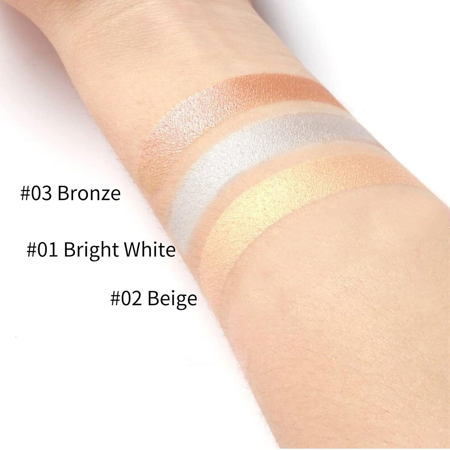Boobeen Highlight and Glow Stick Shimmer Cream Makeup Contour Stick Highlighter Bronzer Stick Waterproof Long-lasting Face Glitter Highlighter Makeup Stick, Pack of 1