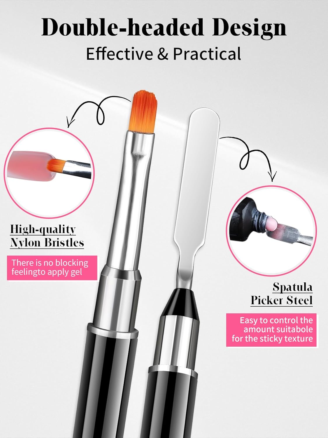 Poly Gel Toe Nail Form Set, EBANKU Reusable Toenails Dual Forms for Nail Extensions, Poly Gel Toe Nail Tips With Dual-Ended Brush, File and 5PCS Clips - 15 Sizes 150PCS