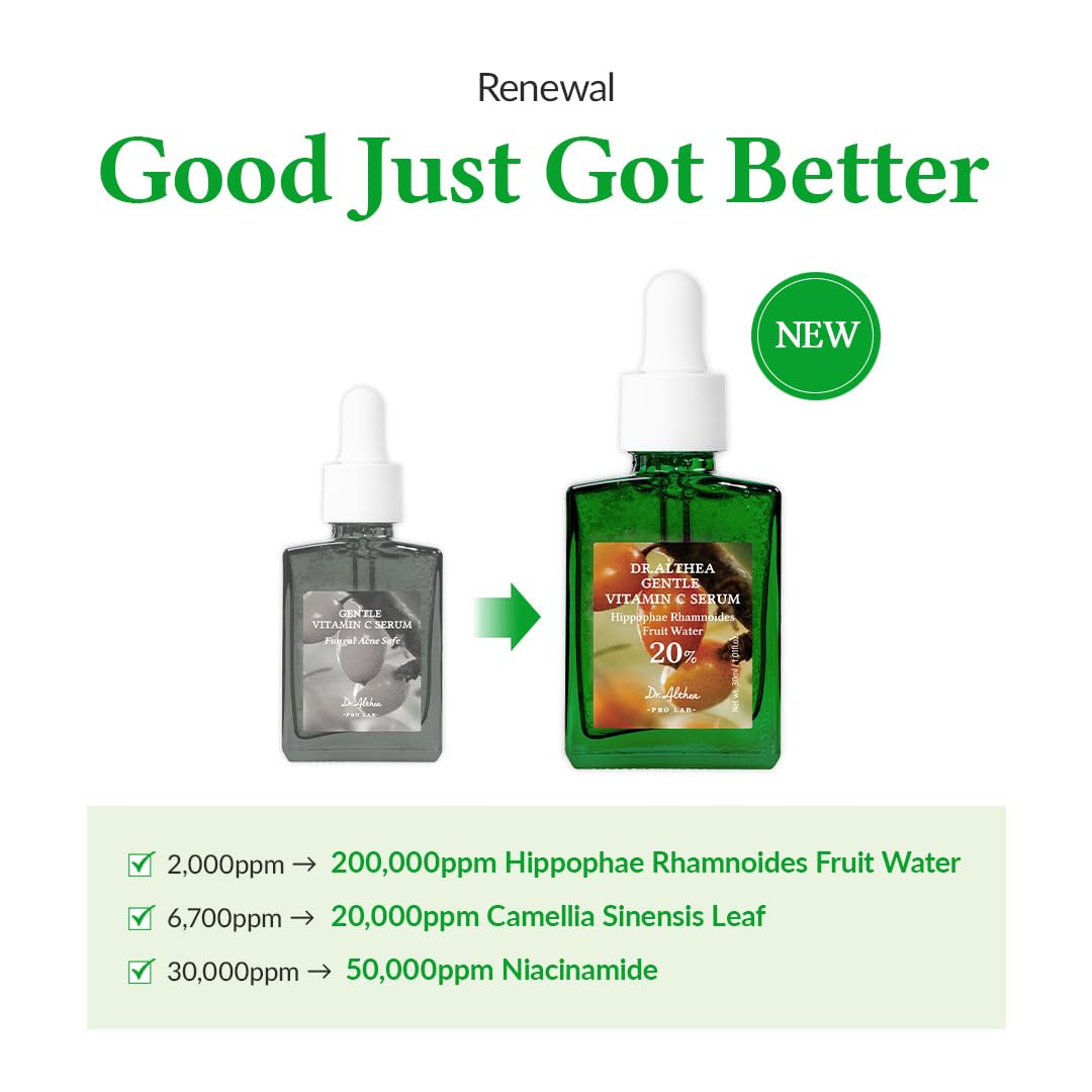 Dr.Althea Gentle Vitamin C Serum | Benefits Skin Tone and Pigmentation | Gentle on Skin For Even Skin Tone | Korean Vegan Skin Care for All Skin Types (Gentle Vitamin C)