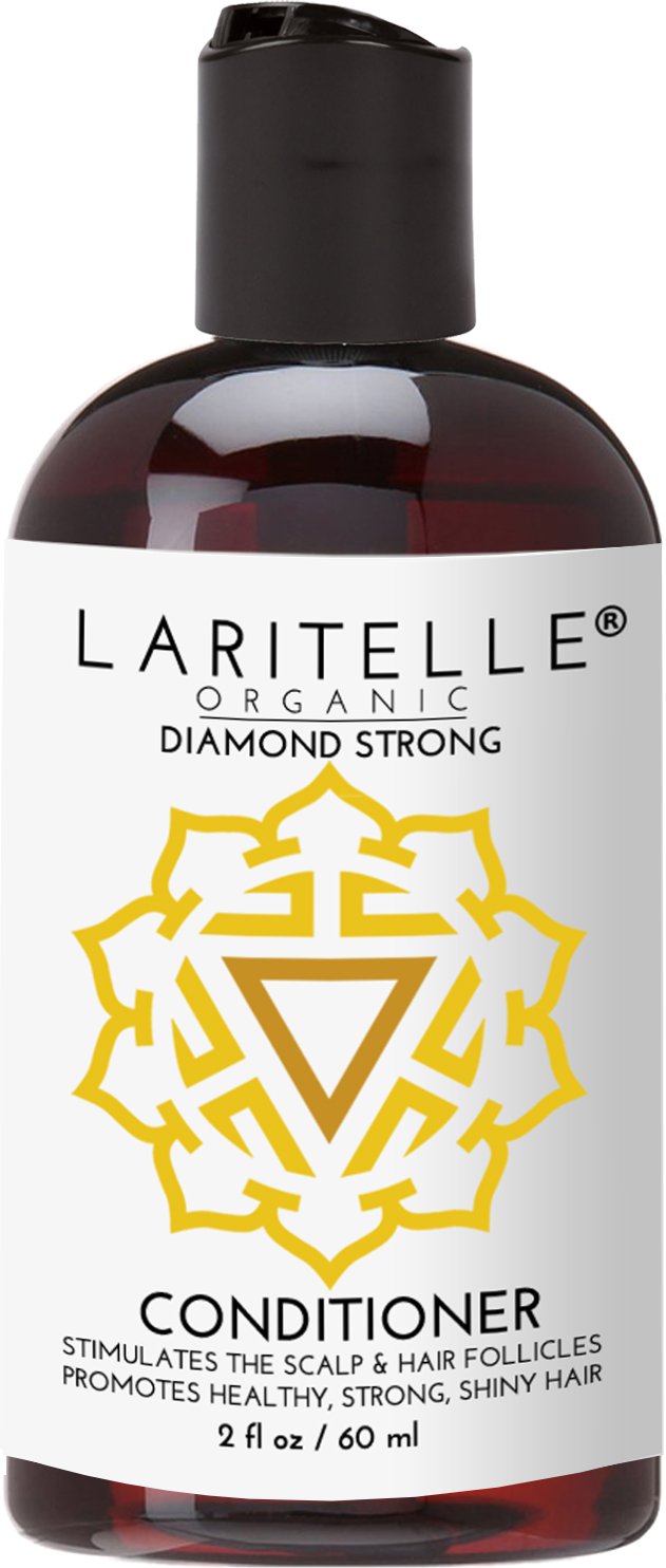 Organic Travel Size Conditioner 2 oz | Hair Loss Prevention, Anti-Breakage, Split Ends Treatment | Rosemary, Ginger & Cedarwood | NO GMO, Sulfates, Alcohol, Parabens, Phthalates | GF