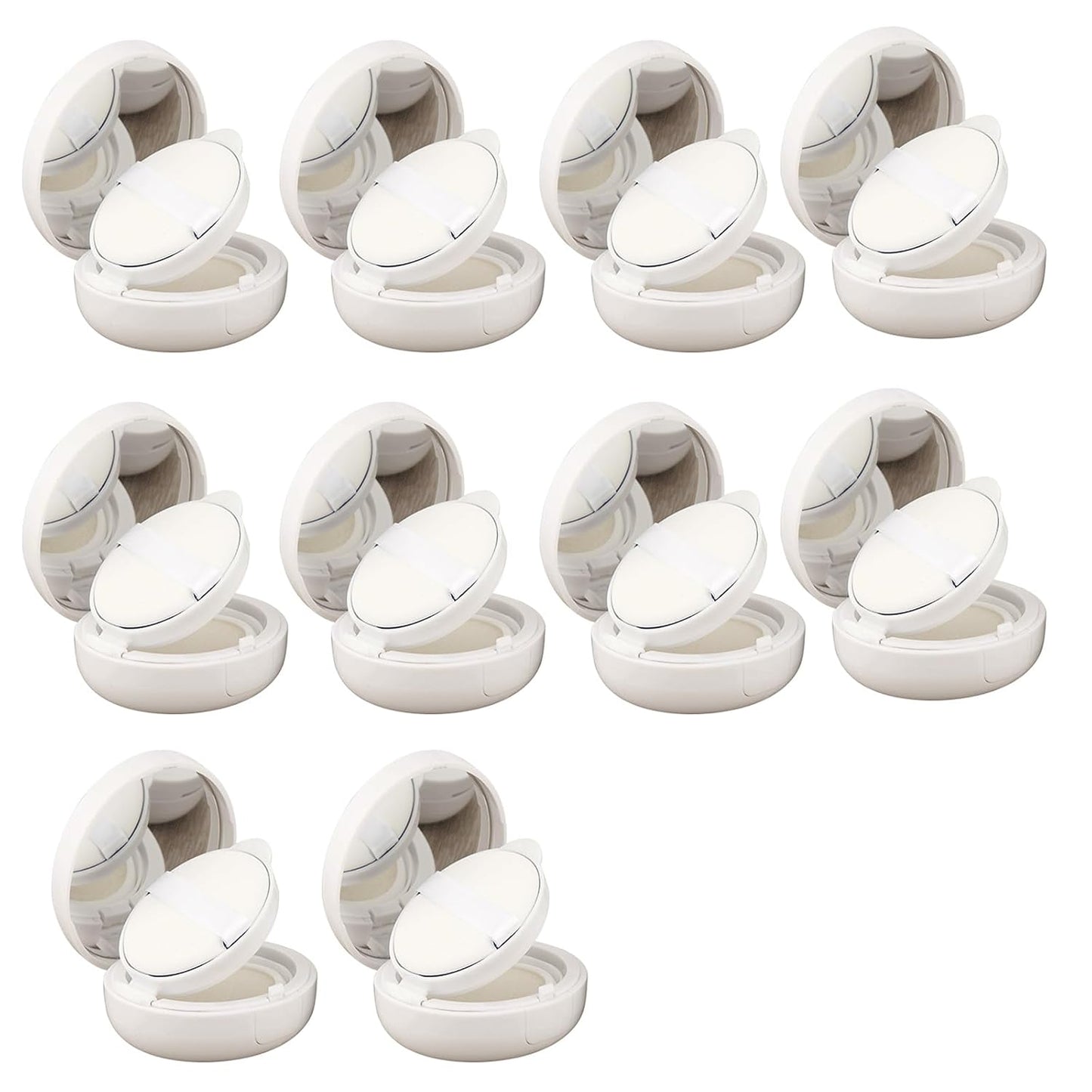10PCS Leakproof Air Cushions Boxes 15g Empty Cosmetic Containers Makeup Packaging Refillable Cases Air Cushions Compact Case