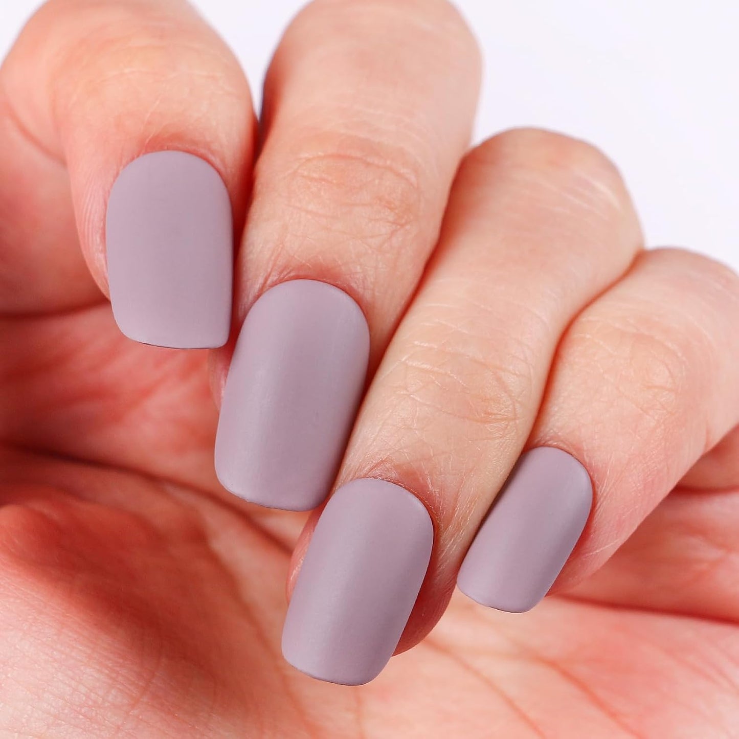 Matte Nail Polish Quick Dry Nail Lacquer for Nail Art Varnish, Mist Effect Matte Finish Velvet Nail Polish, 0.35 fl oz (Soft Brown-01, 10 ML)