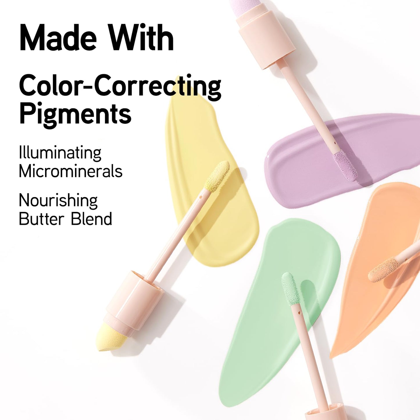 Physicians Formula Butter Glow Corrector, Neutralizes Dark Discoloration & Corrects Under-Eye Area, Infused with Illuminating & Moisture Boosting Ingredients- Yellow