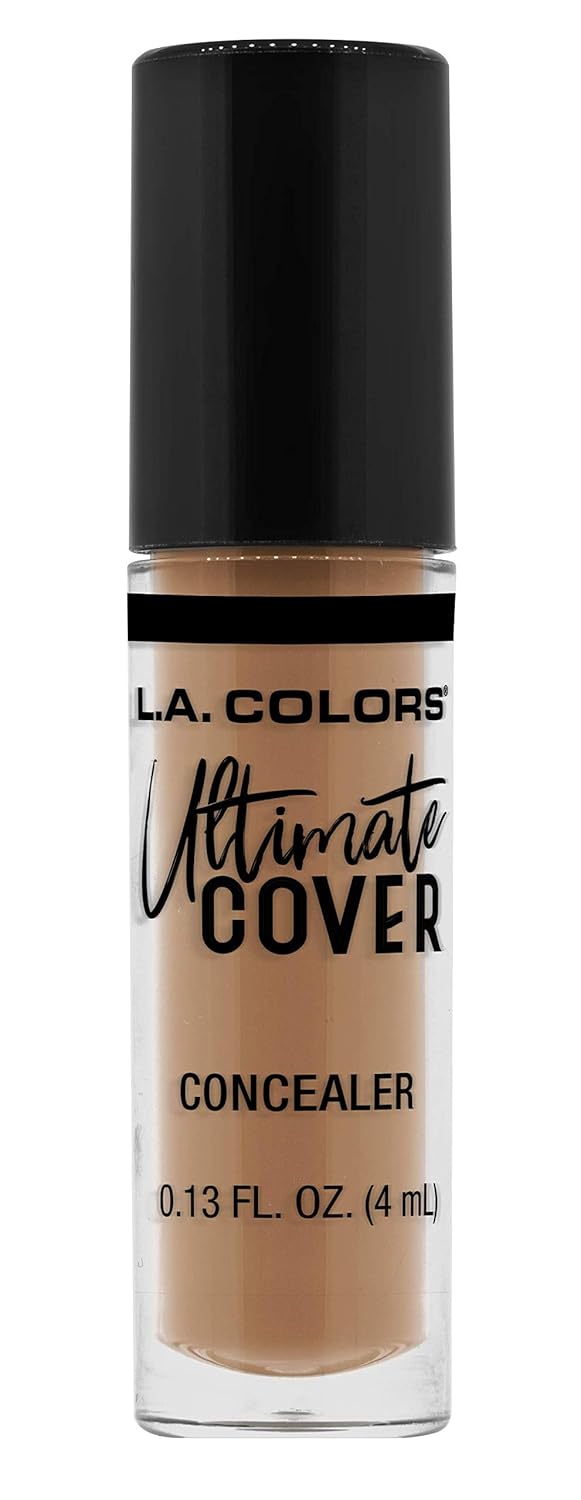 L.A. COLORS Ultimate Cover Concealer- Peachy Beige, 0.13 Fl Oz