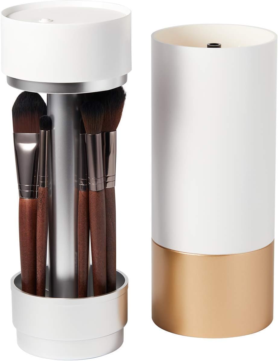 Makeup Brushes UV Sanitizer (Standard, White/Rose Gold)