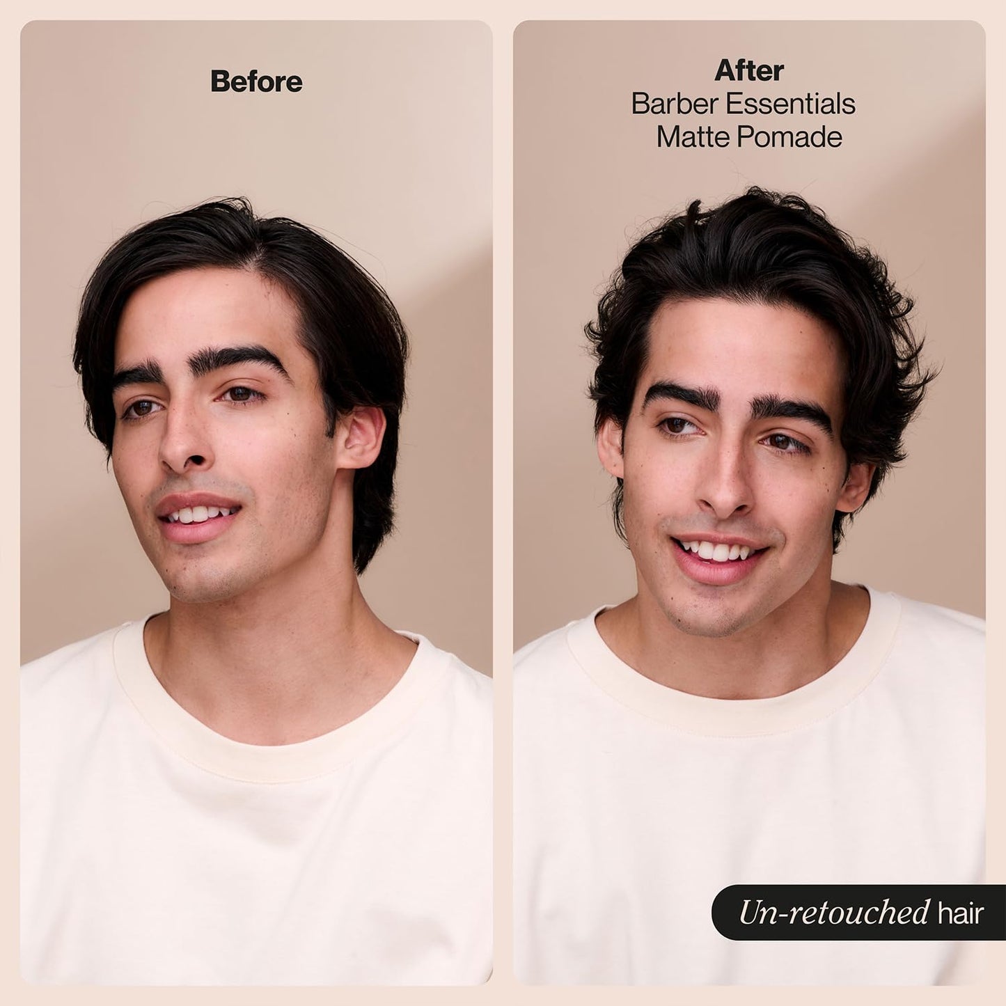 Suave+ Matte Pomade for Men’s Hair Styling 4-Pack – Light Hold, No Shine, Shaping Cream & Frizz Control, Barber Essentials, 1.75 Oz Ea