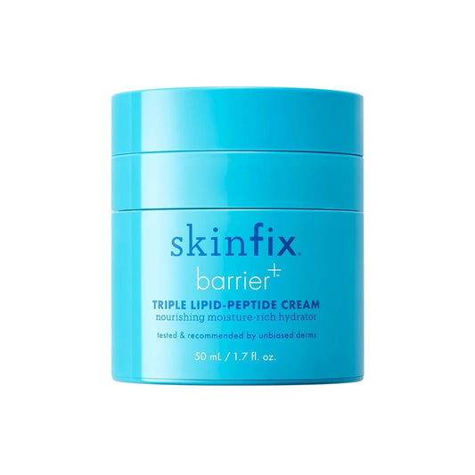 Skinfix Triple Lipid-Peptide Cream - 1.7 oz - Rich Face Moisturizer to Instantly Hydrate & Restore Dry, Sensitive Skin - Non-Comedogenic, Fragrance Free, Vegan, Cruelty Free