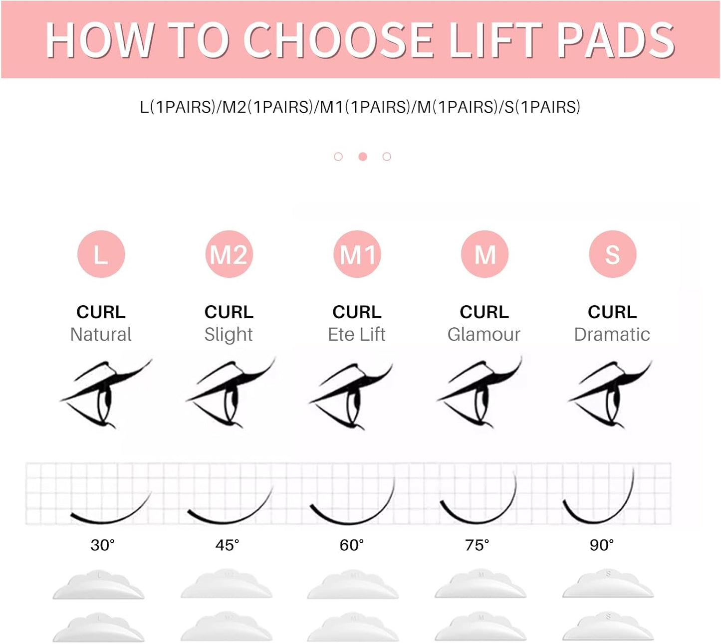 ICONSIGN Lash Lift Kit, Professional Salon Semi-Permanent Curling Eyelash Perm Kit with Lash Shields, Eye Gel Pads and Brushes