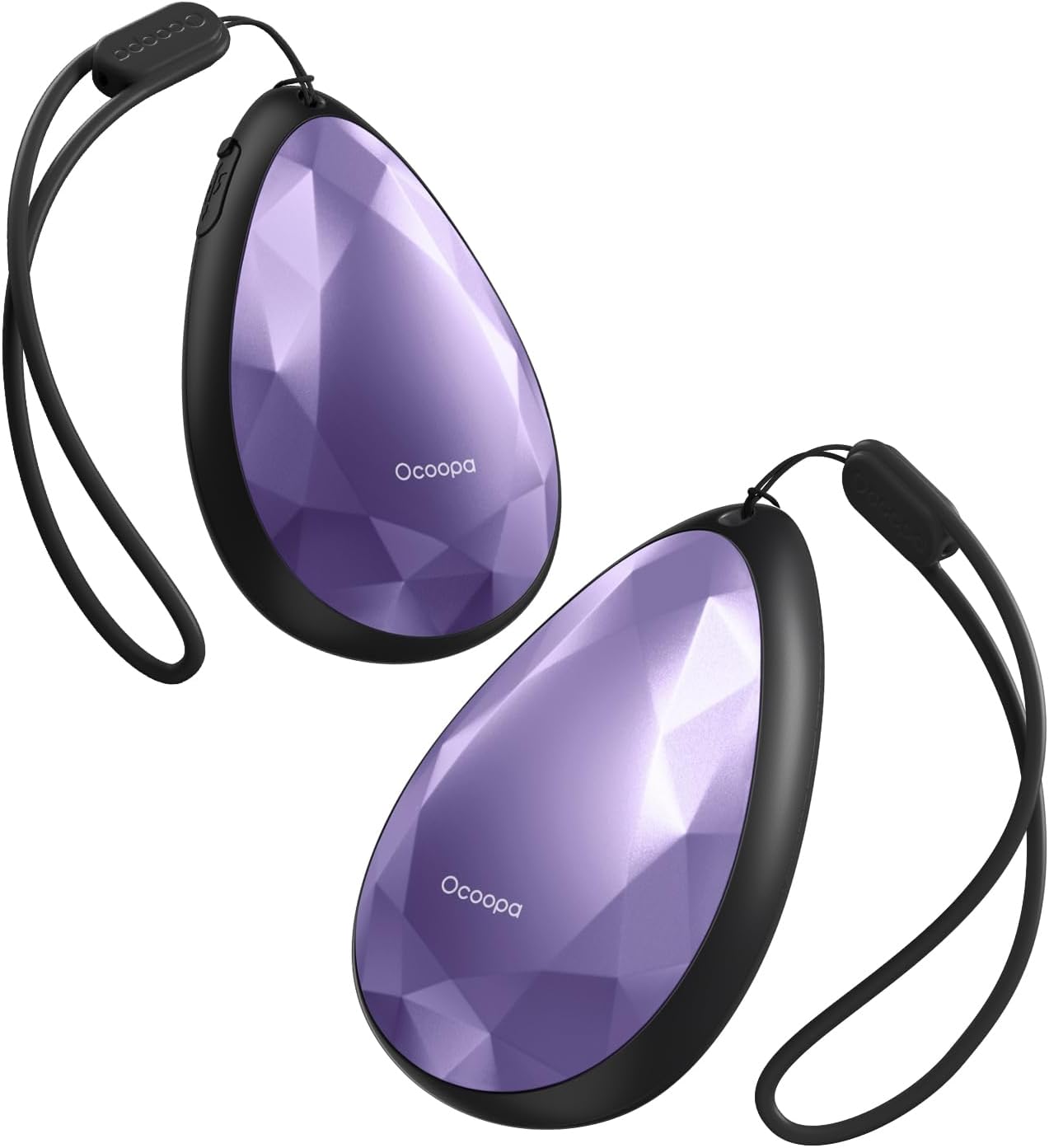 OCOOPA Women Rechargeable Hand Warmers 2 Pack, Portable, Stylish, Diamond-Shape Magnetic Electric Handwarmer, Reusable Pocket Heater, 2025 Tech Gifts for Christmas, Raynaud, Hiking, Camping, UT4 Rare