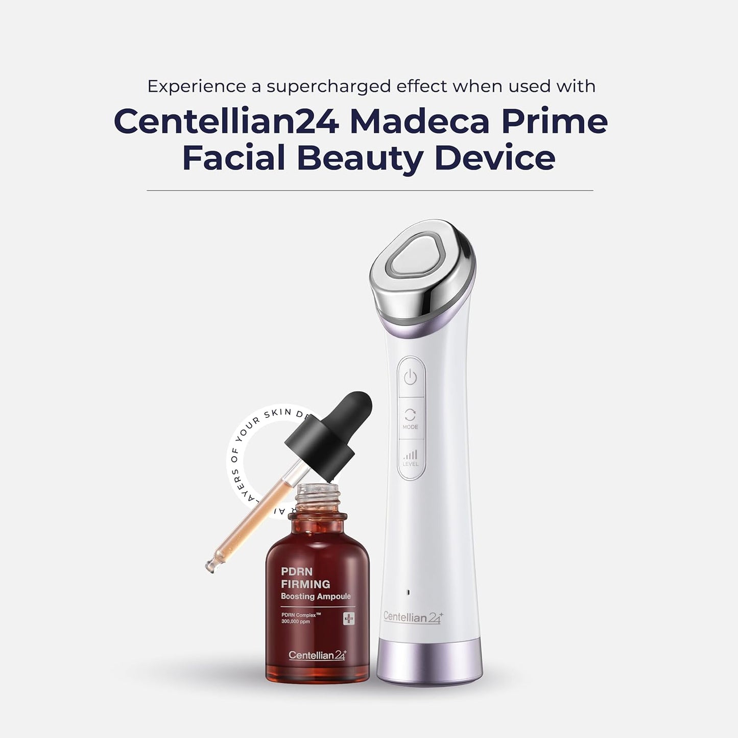 Centellian 24 PDRN Firming Boosting Ampoule (1.01 fl oz) - Improved Skin Elasticity by Dongkook Pharmaceutical. PDRN 300,000 ppm, Hydrolyzed Collagen & Elastin