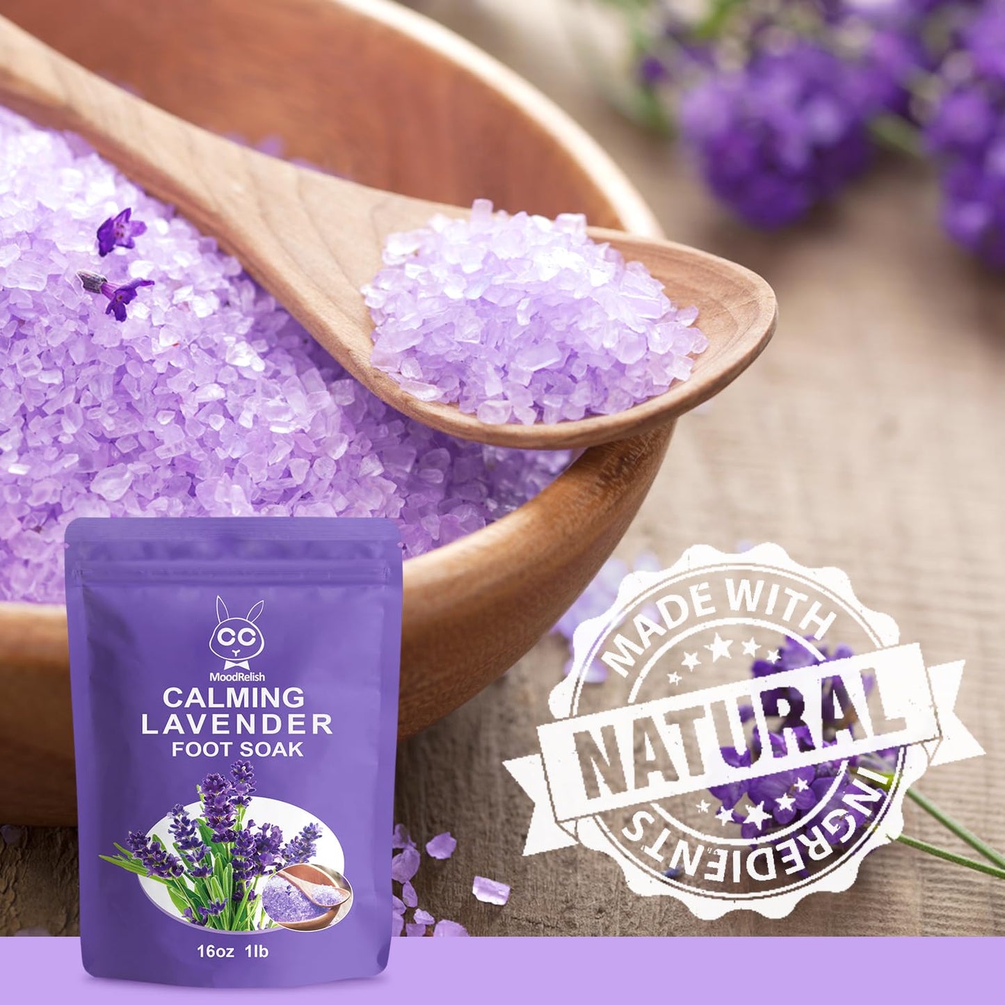 Foot Spa Bath Massager with Heat Bubbles and Vibration Massage and Jets, 16 OZ Calming Lavender Foot Soak Epsom Salt, Foot Soaker with Red Light, 22 Massage Rollers, Adjustable Temp - Pink