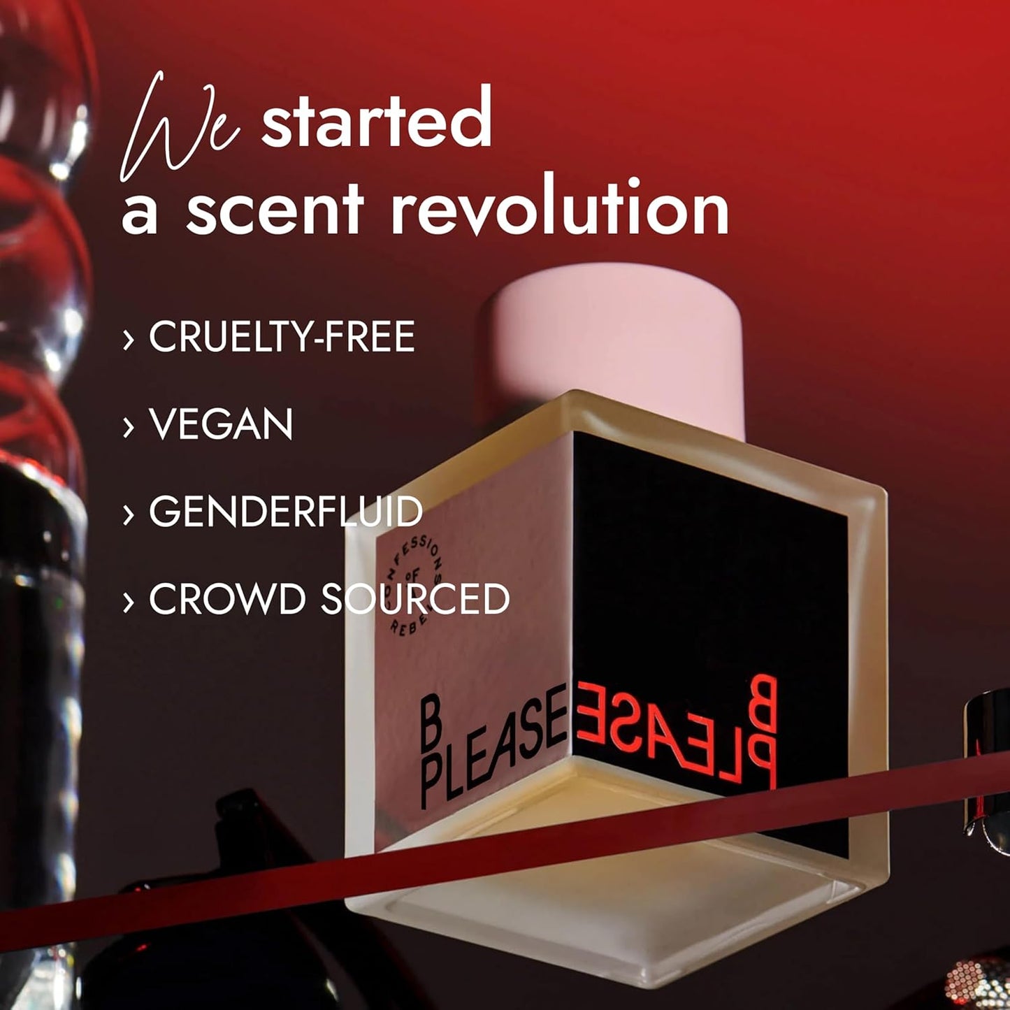 B Please 3.4 oz - Rebel Hair Mist Perfume for Women - Hair Fragrance Spray - Feminine Scent