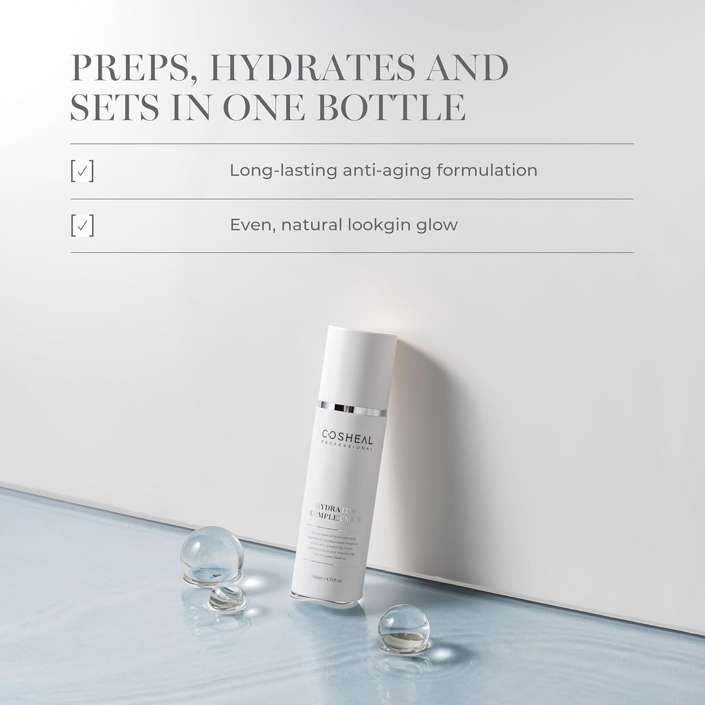 Hydrating Complex Mist 4.73 fl oz, Facial Toner spray with 6 Types of Hyaluronic Acids & Peptides, Lightweight Hydration, Soothing, Refreshing, Sensitive Skin, Korean Skin care