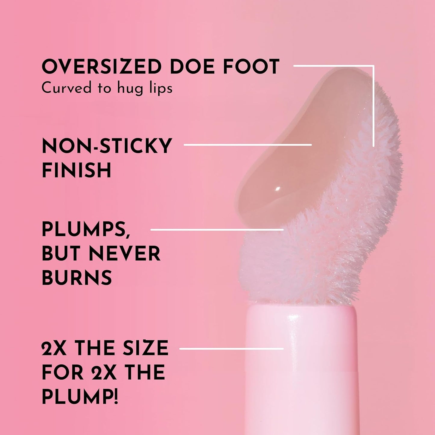 Lawless Queen Forget the Filler Lip Plumping Line Smoothing Gloss - Rosy Outlook - Premium Volumizing Lip Gloss with Natural Ingredients Designed to Plump, Firm, and Hydrate Lips 0.19 oz