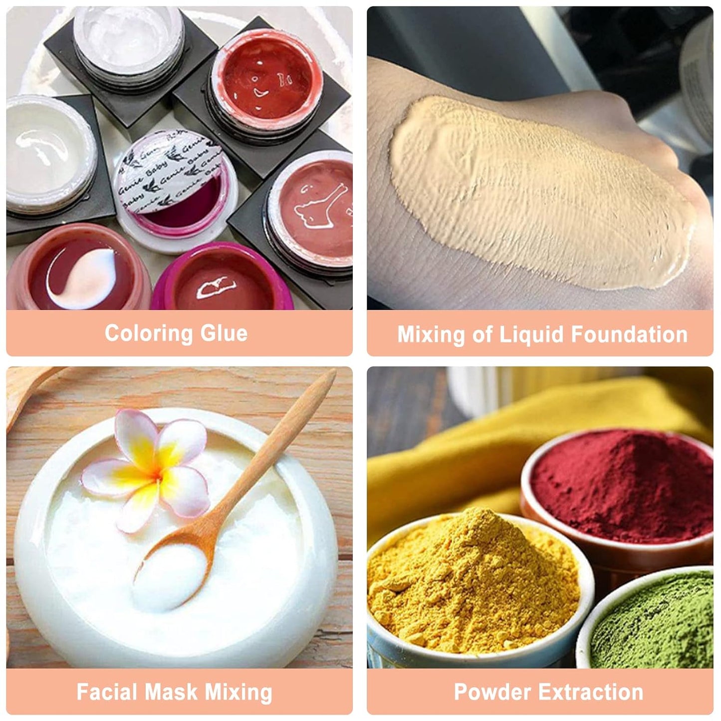 Makeup Spatula,Liquid Foundation Spatula, Stainless Steel Ergonomic Nail Art Makeup Stirring Rod, Durable Makeup Spatula Tool, Mini Makeup Spatula, Makeup Must Haves, for Makeup Art, makeup spatu