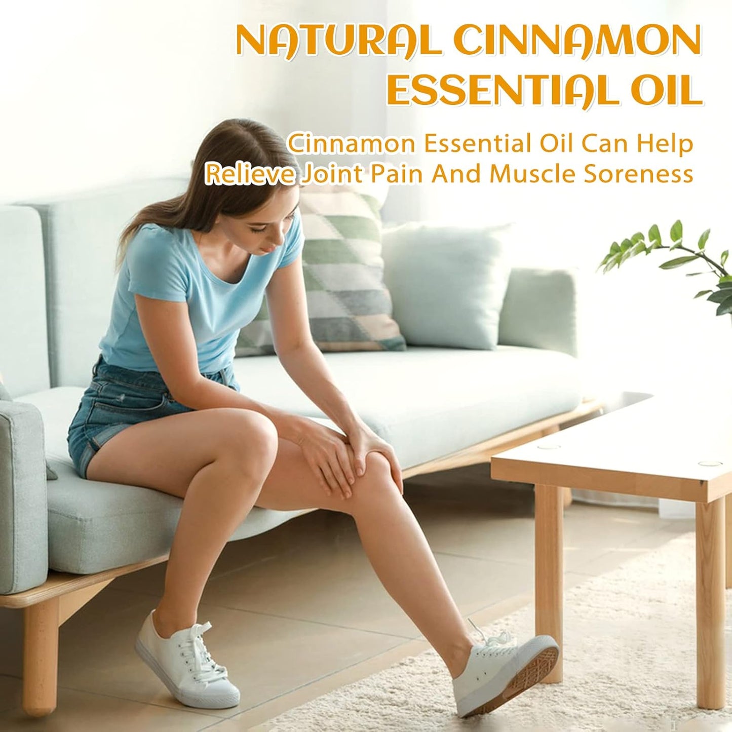 EVOKE OCCU Cinnamon Essential Oil - Warm Fall Scent for Diffuser, Spray, Soap, Candles, Hair & Skin Care - 3.38 Fl Oz