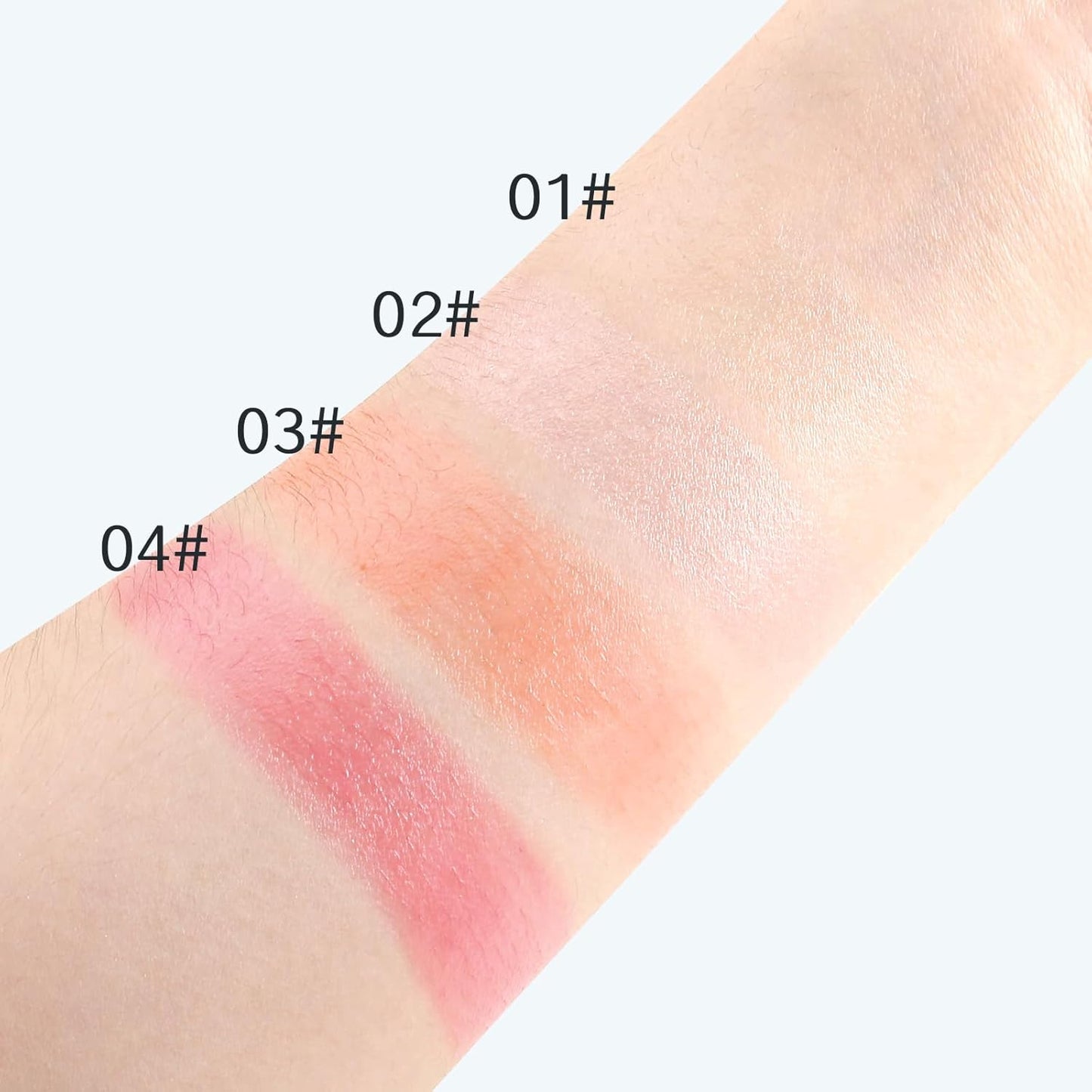 Boobeen Highlighter Makeup Stick, Cream Highlighter & Blush Stick, Face Contouring Illuminator, Natural Translucent Light Moisturizer Dewy Finish