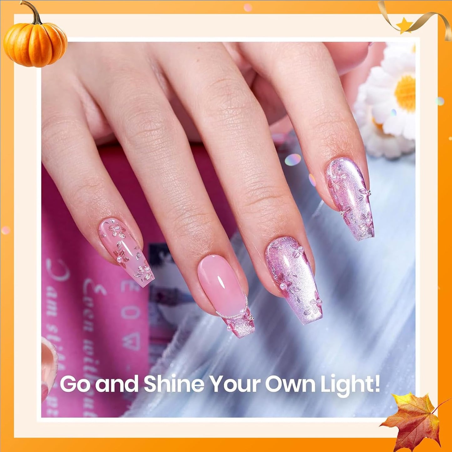 beetles Gel Polish No Wipe Gel Top Coat - Clear Color Top Coat Gel Nail Polish Shine Finish and Long Lasting, Soak Off Nail Lamp, 15ml Fall Gifts for Girls