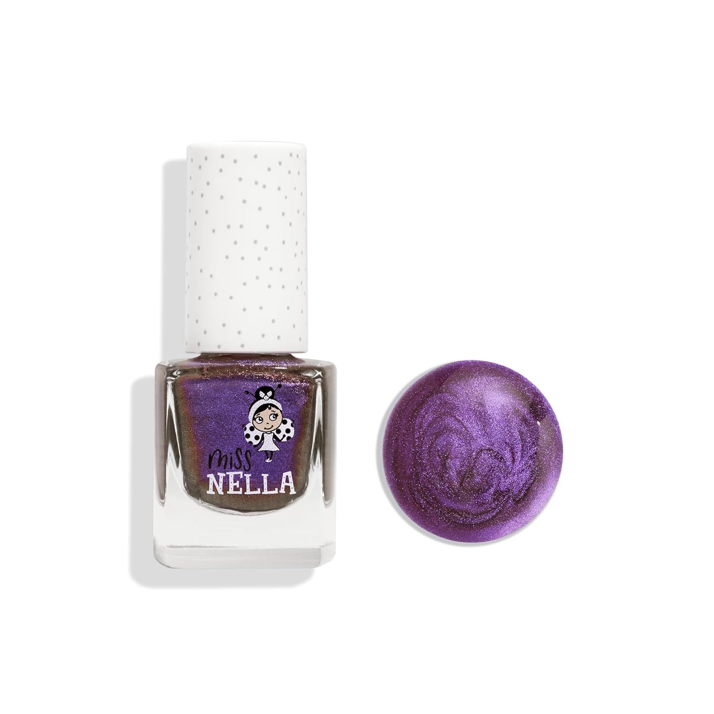 MISS NELLA-Peel Off, Odour Free, Water Base & Safe for kids nail polish pack of 3 (Halloween Pack)