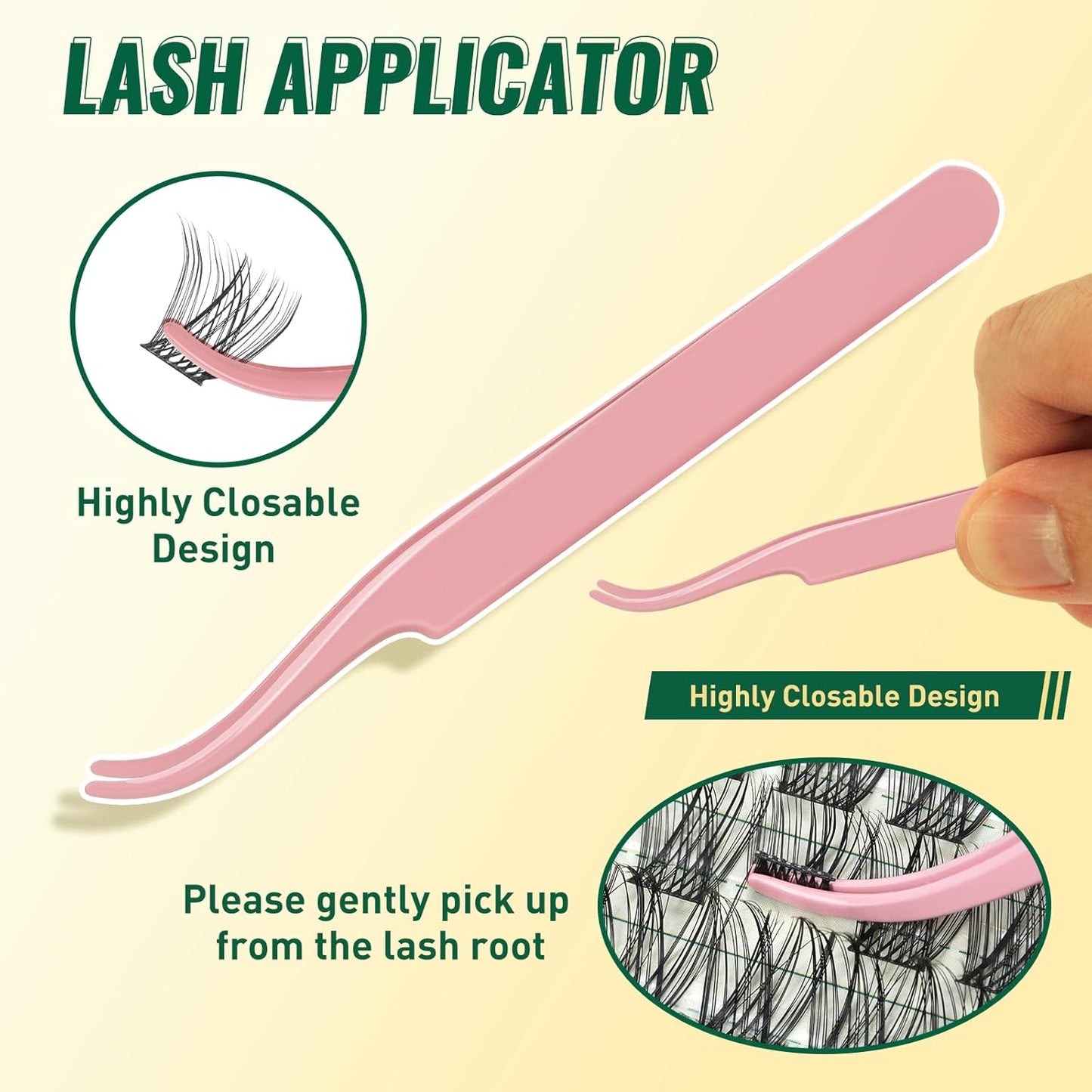 KEYYOULASH DIY Lash Extension Kit 144pcs 8-18MIX Lash Clusters Eyelash Extension Kit with Lash Bond and Seal,Remover,Applicators for DIY Lash Extensions at Home (KY02 Kit)