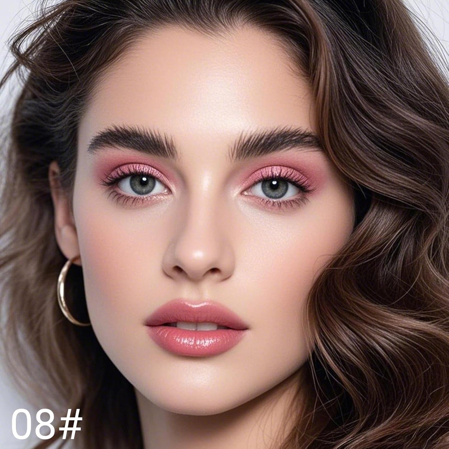 Erinde Waterproof Eyeshadow Stick, Cream Eye Shadow Stick, Long-Lasting, Crease-Proof, Cream to Powder Buildable & Blendable Eye Shadow Pencils Crayon, Vegan & Cruelty-Free, 08 Fancy