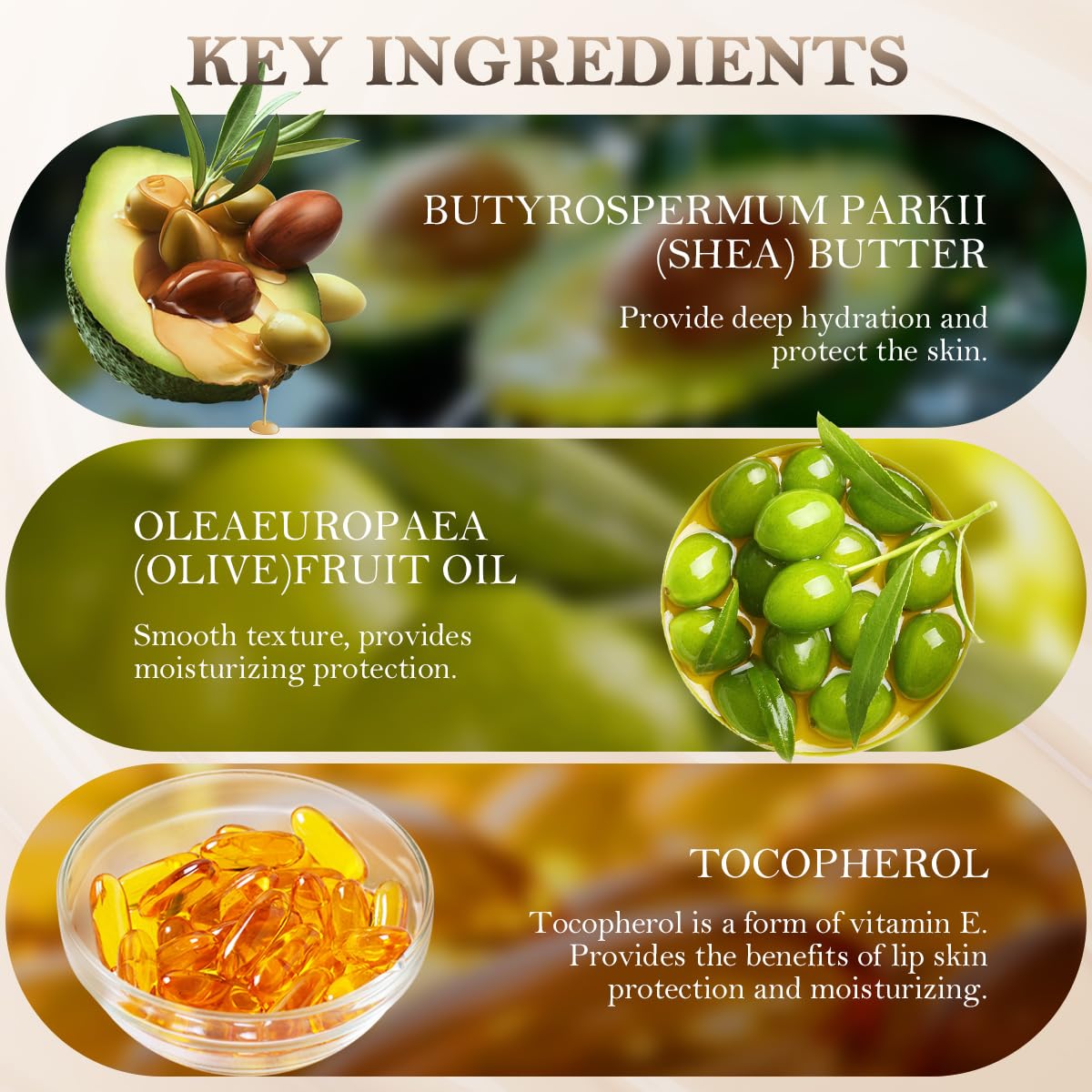 Summer Lip Butter Balm, Moisture and Hydration Lip Gloss, Long-lasting Hydrating Non-Sticky Lip Balm, Soften Dry Lips Lip Care (#Vanilla, 1Pcs)