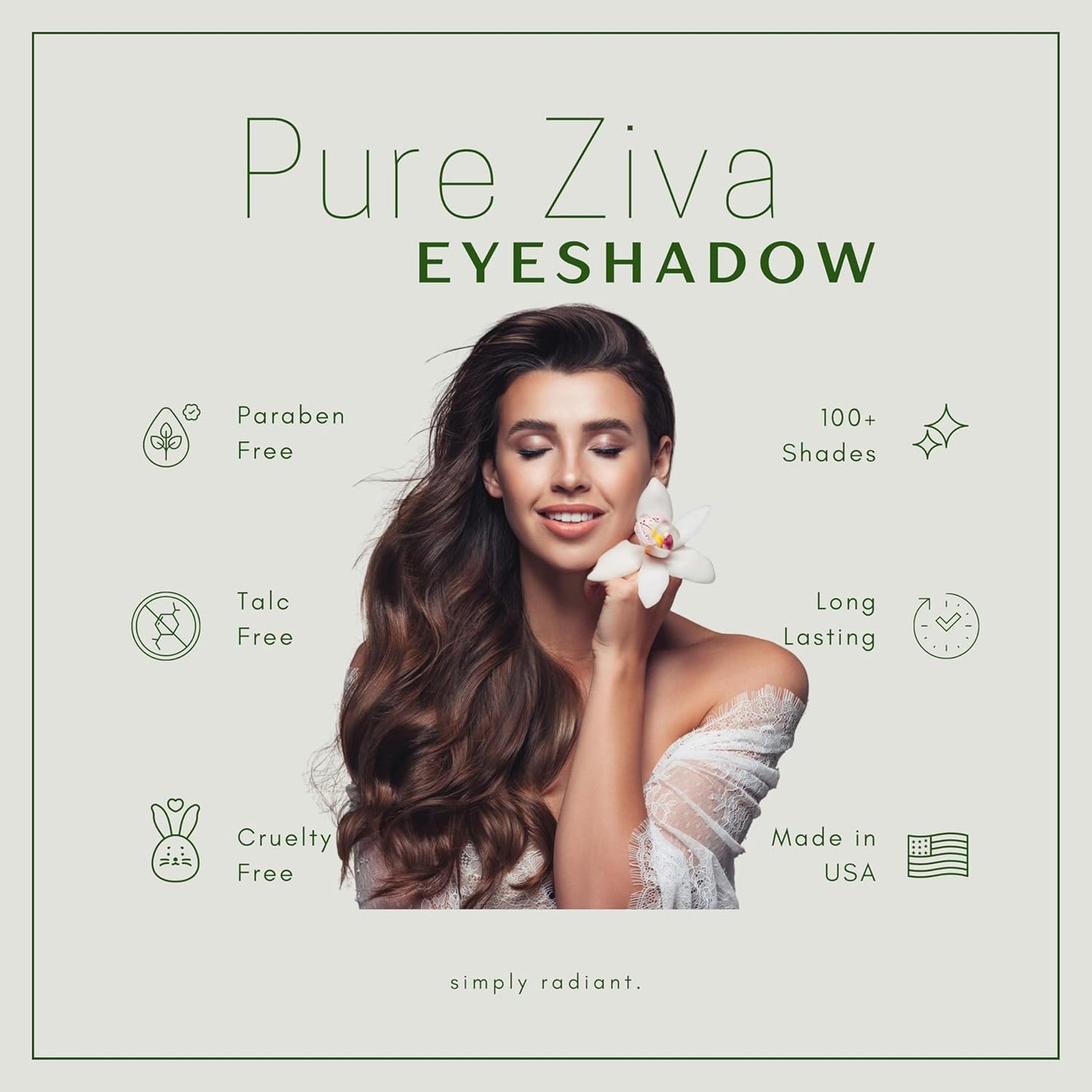 Avalanche Medium Royal Blue Denim Metallic Shimmering Smokey Eye Pressed Powder Single Vegan Eyeshadow; Talc, Paraben & Cruelty Free