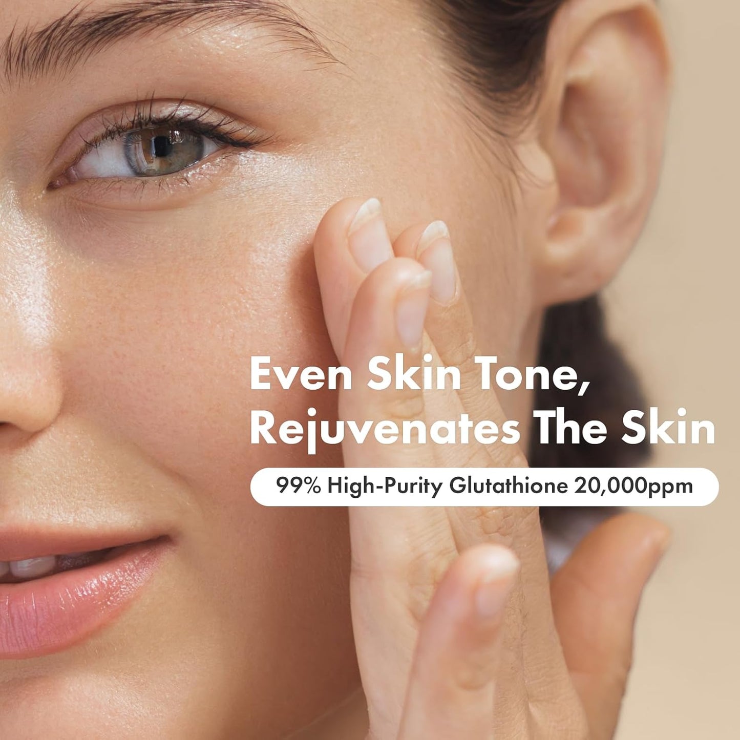 Glutathione Serum with 20,000ppm Glutathione, Niacinamide and hyaluronic acid, Dark Spot, Improve skin elasticity, Revitalize complexion, Korean Skincare, 30ml, 1.01 fl. oz.