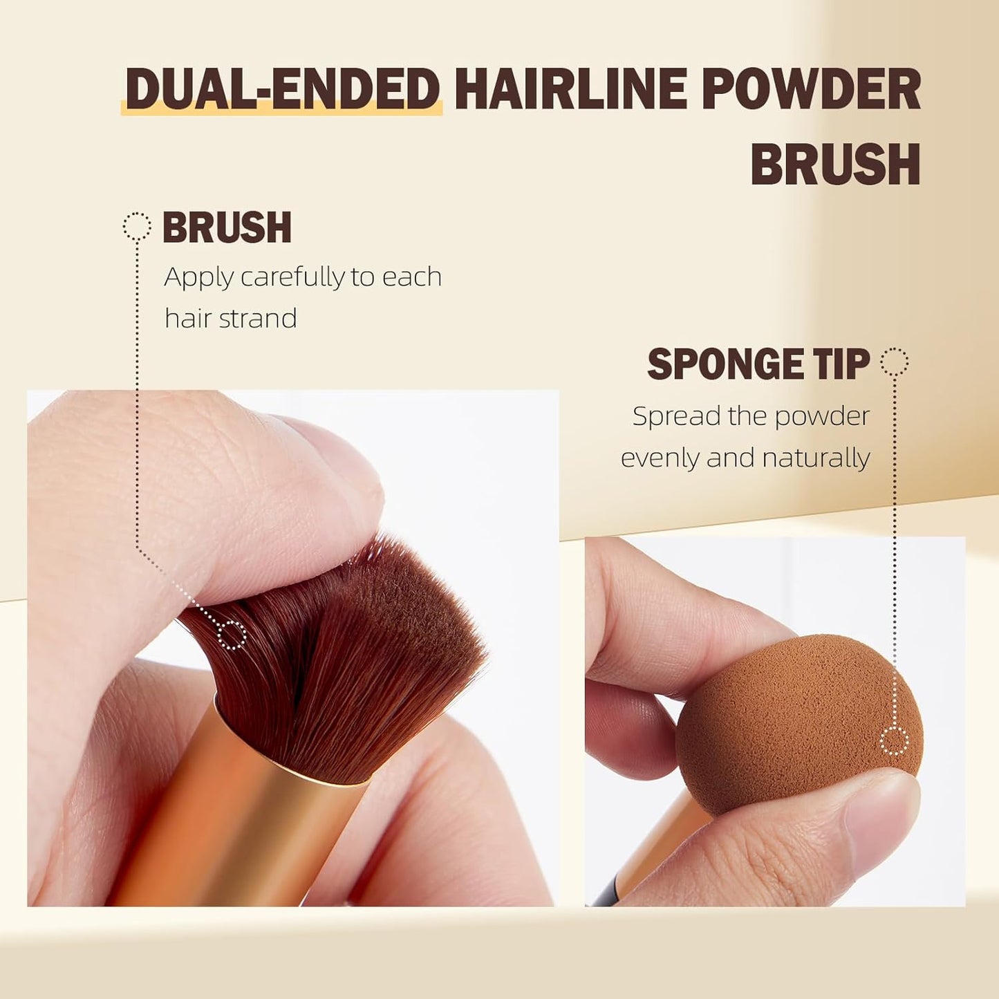 New Root Touch Up Hair Color,Hair Fibers for Thinning Hair,Cruelty Free Hairline Powder - Instantly Cover Touch Up, Hair Color Root Touch Up Powder, Hair Thickener for Women & Men (Dark Brown)