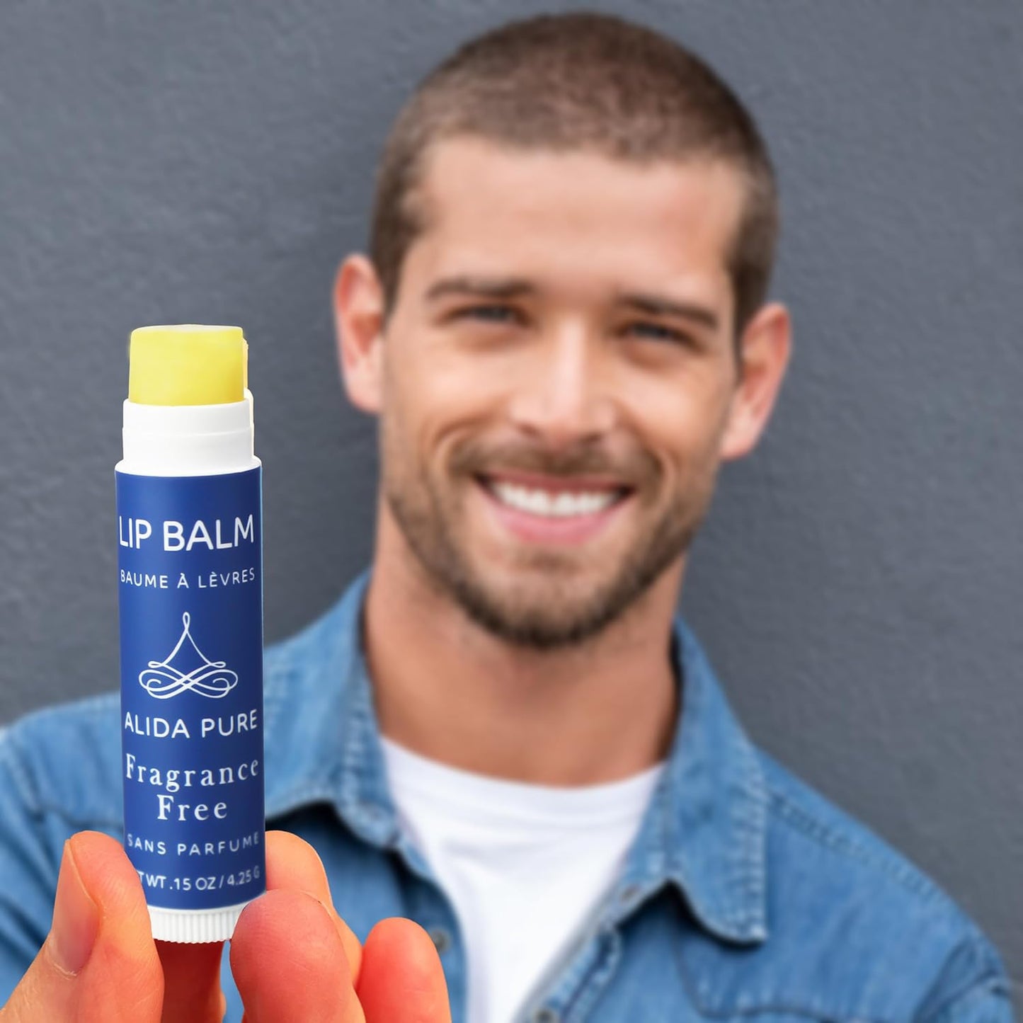 Fragrance Free 50 Tube Lip Balm Collection, Unscented, Vegan, Bees Wax Free, Coconut Oil Free, with Organic Jojoba and Avocado Oil, Vitamin E, For Dry, Chapped, or Cracked Lips, 50 Tubes